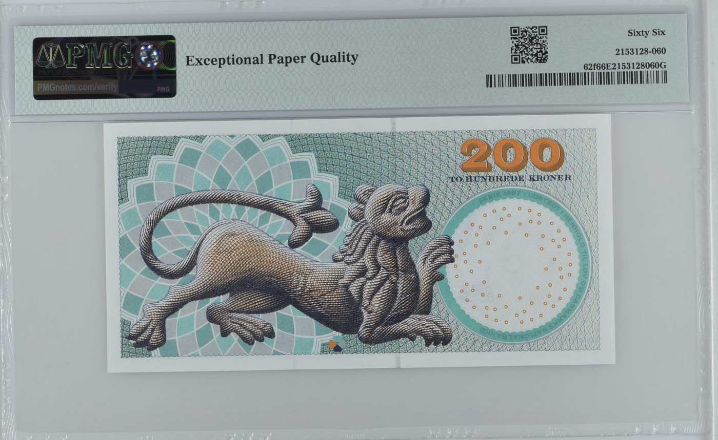 Immortal acution 三月第二场 Denmark, Nationalbank, 200 Kroner 2008 - Wmk: J.L. Heiberg