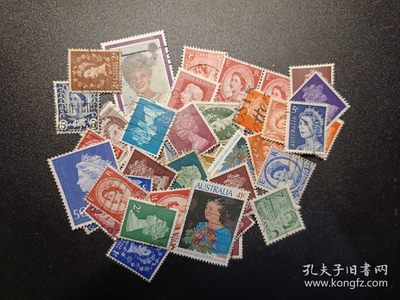 【君缘收藏】第28期☞  钱币、女王邮票、邮品、建盏 - 女王邮票一组50枚