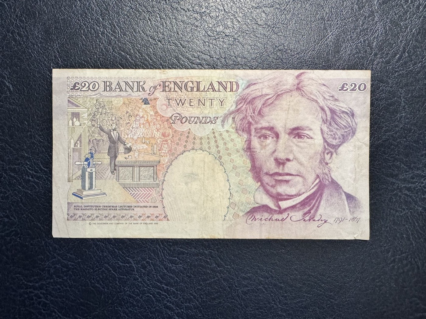 收藏联盟Quantum Auction 第329期拍卖  英国1993版20镑 品相如图 千位号 狮子号8888