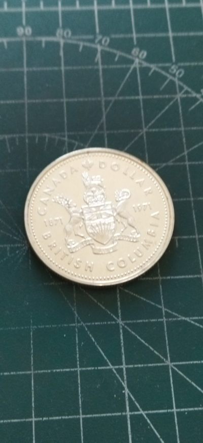 外国硬币初藏2024年第5场 - 加拿大1元1971年纪念银币精制未用