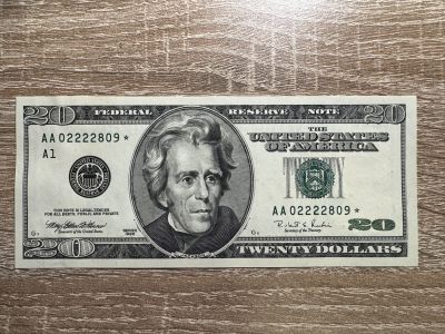 🐉甜小邱世界纸币收藏🐉💐第106期🐲 - 无347⭐️标补号 全新UNC 美国 20刀 1996