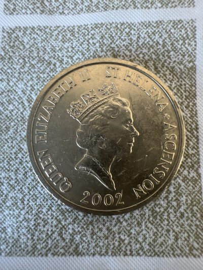 【易洋钱喜】第50场 外国硬币专场 - 圣赫勒拿和阿森松2002年2镑
