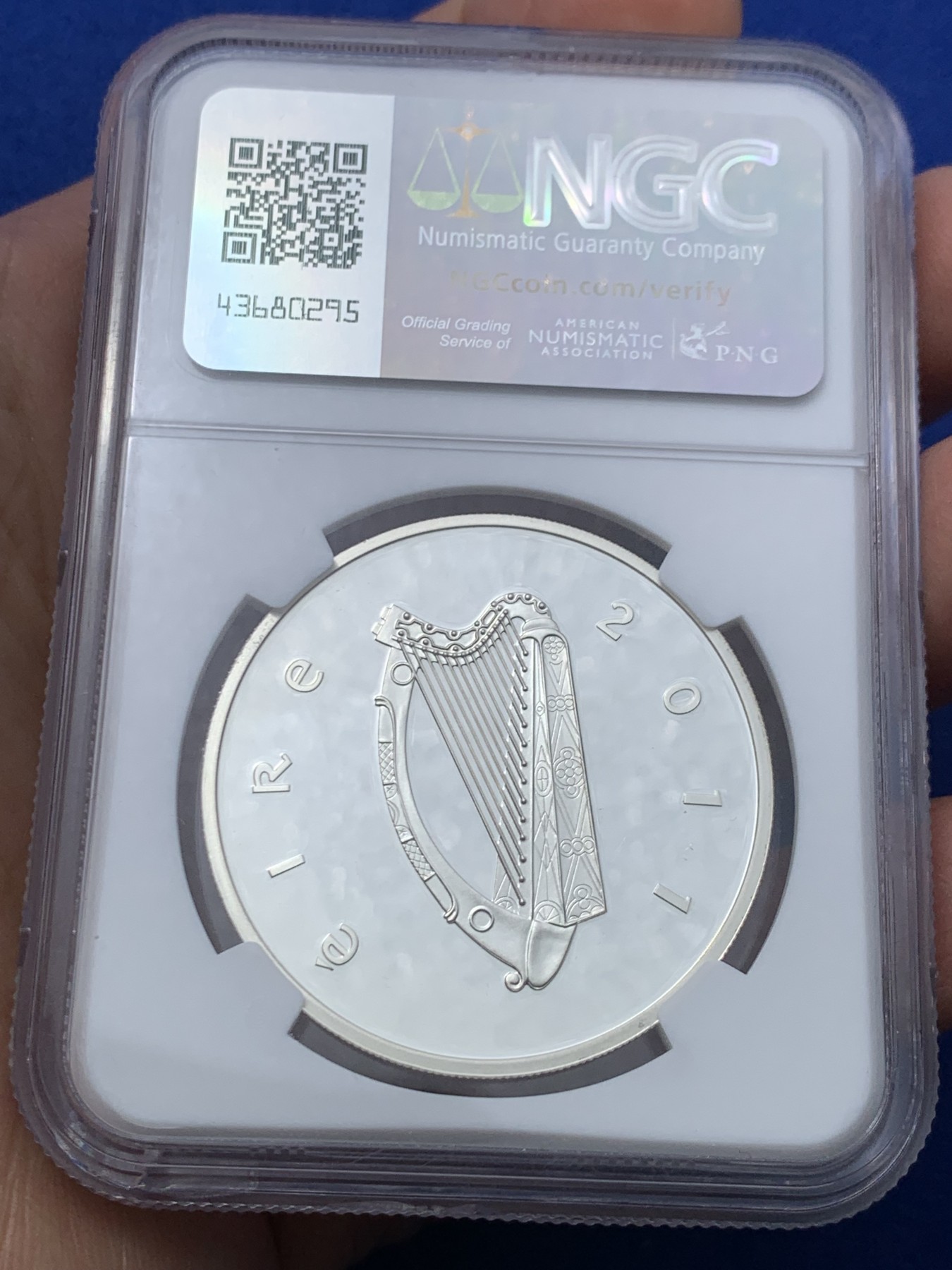 《竞宝斋》第245场-周日，周一 ，周二3场连拍 (全场包邮) NGC PF69UC 爱尔兰2011年圣布伦航行10欧银币