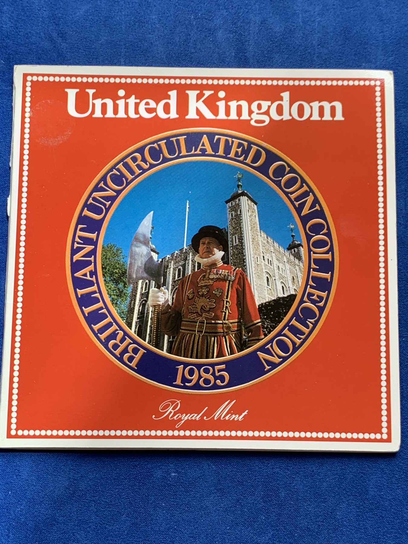 《竞宝斋》第245场-周日，周一 ，周二3场连拍 (全场包邮) 英国1985年硬币套装，共7枚