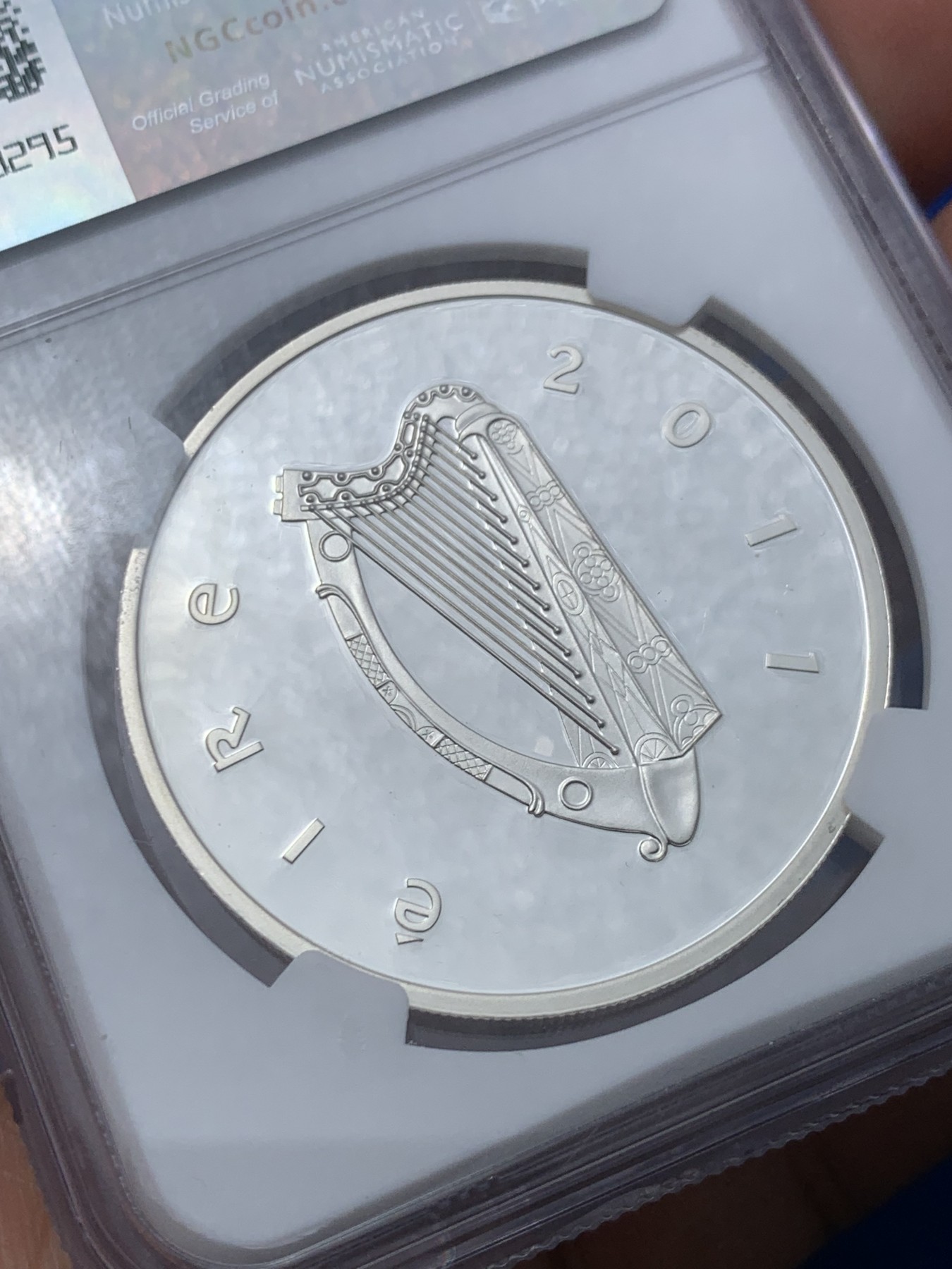 《竞宝斋》第245场-周日，周一 ，周二3场连拍 (全场包邮) NGC PF69UC 爱尔兰2011年圣布伦航行10欧银币