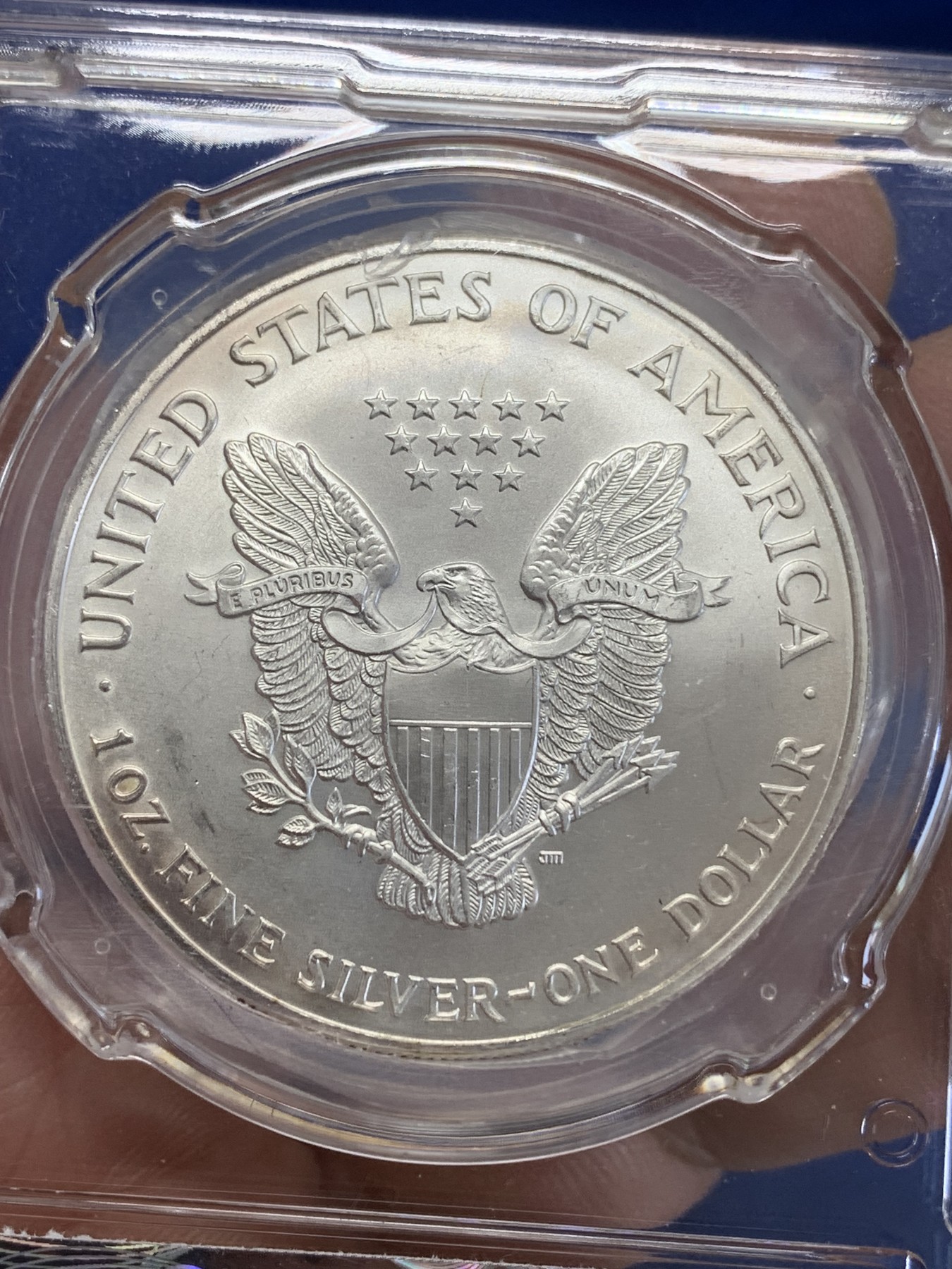 《竞宝斋》第245场-周日，周一 ，周二3场连拍 (全场包邮) CSIS MS65 美国2001年行走女神1盎司投资银币 999银 高分好品