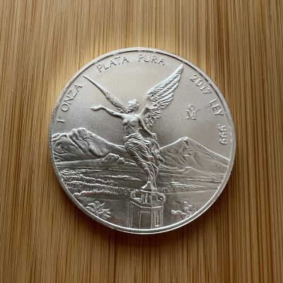顺丰包邮 外国新银币 老银币 - 墨西哥2017年自由女神1盎司大银币