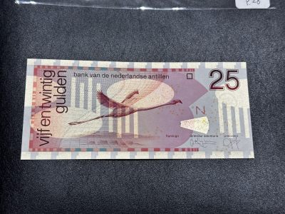 《外钞收藏家》第三百四十七期 美洲纸币专场（荷属安的列斯、福克兰群岛、阿鲁巴、墨西哥等） - 荷属安的列斯群岛1998年25盾（P29）全新UNC