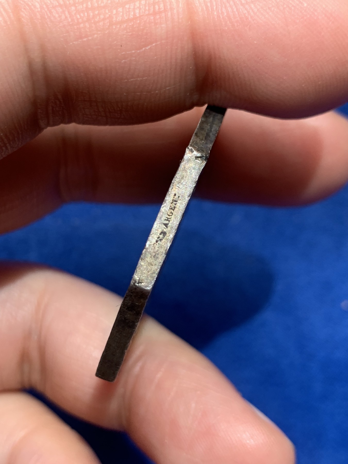 《竞宝斋》第245场-周日，周一 ，周二3场连拍 (全场包邮) 法国八角银章，大西洋邮政，连接着大西洋彼岸的纽约26.60g，38.5mm，丰饶角边铭