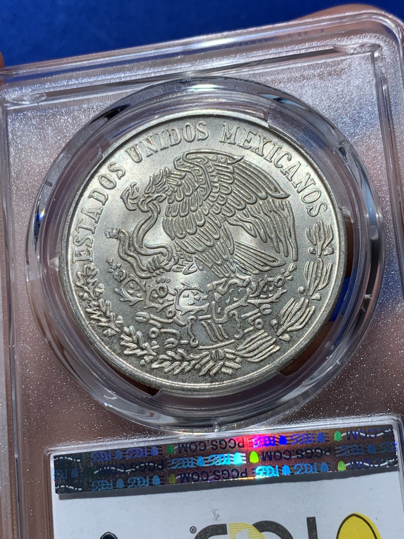 《竞宝斋》第246场-周日，周一 ，周二3场连拍 (全场包邮) PCGS MS65 墨西哥1978年革命领袖1978年100比索大银币