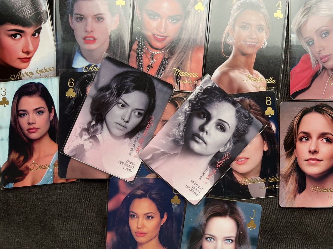 【随心卡拍】收藏卡拍卖【第14期】 阿毛玩卡 女明星卡 14张 普卡金边