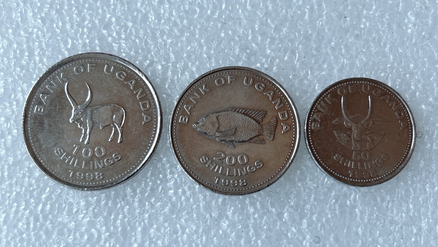 第一海外回流一元起拍收藏 散币专场 第71期 乌干达硬币3枚