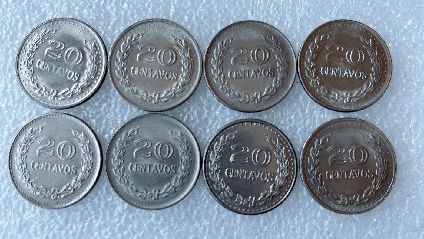 第一海外回流一元起拍收藏 散币专场 第71期 哥伦比亚20分 8枚