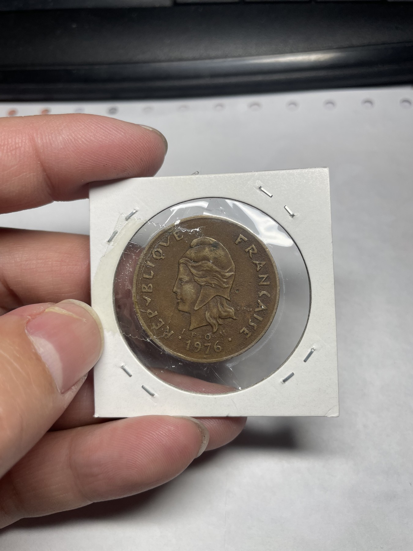 2024年集古藏今外币拍卖第8场（大洋洲场） 1976年法属波利尼西亚100法郎