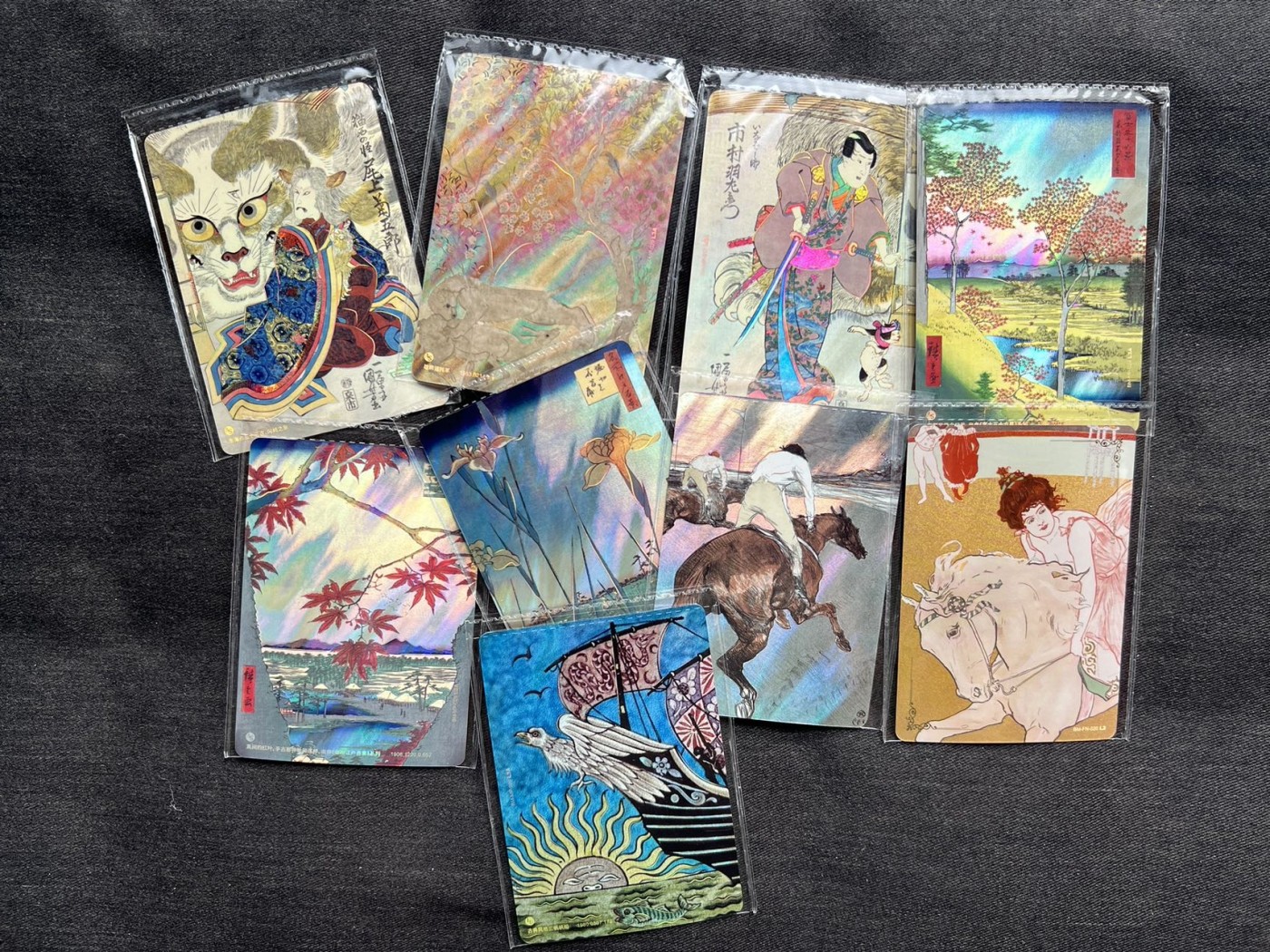 【随心卡拍】收藏卡拍卖【第14期】 卡游 大英博物馆 闪卡 9张