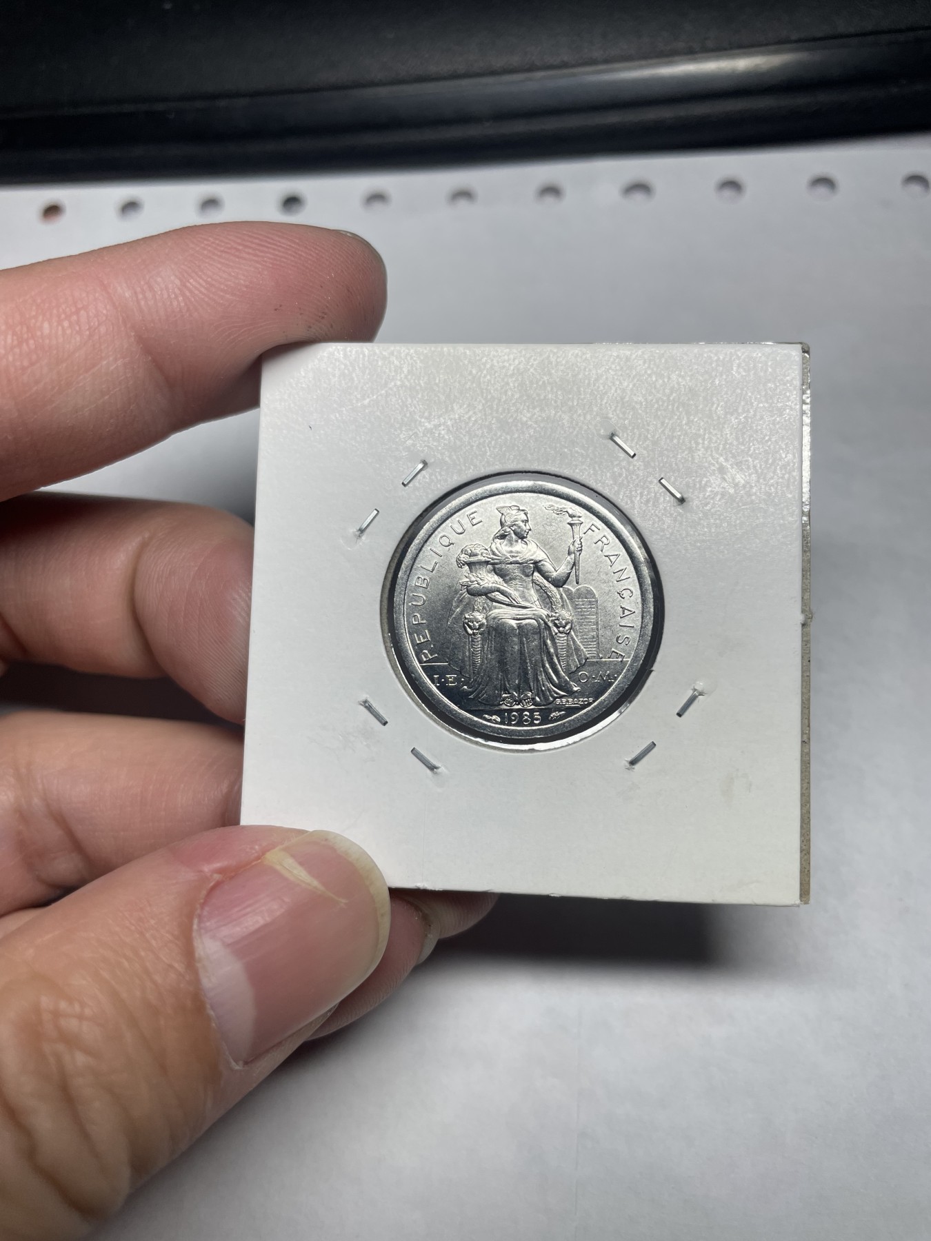 2024年集古藏今外币拍卖第8场（大洋洲场） 1985年法属1分铝币，原光