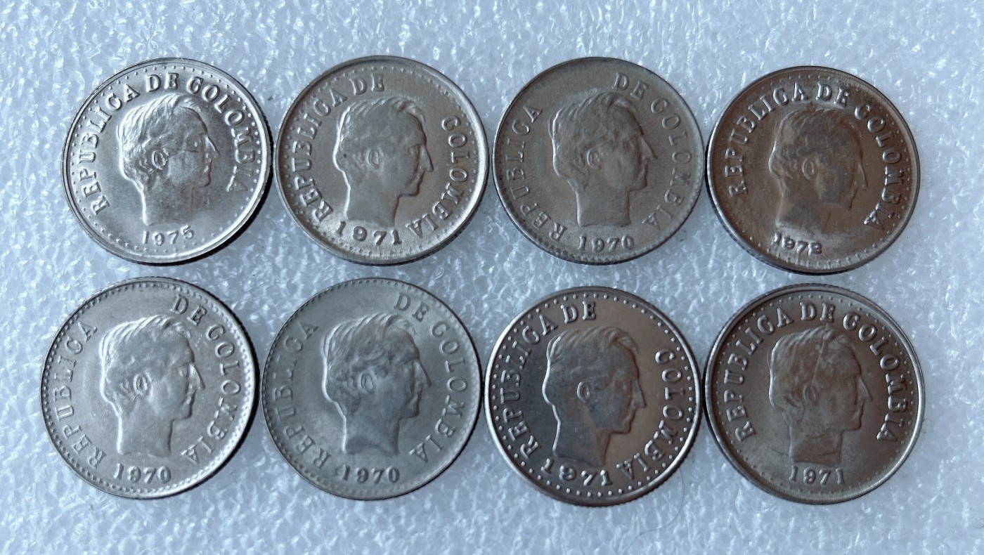 第一海外回流一元起拍收藏 散币专场 第71期 哥伦比亚20分 8枚