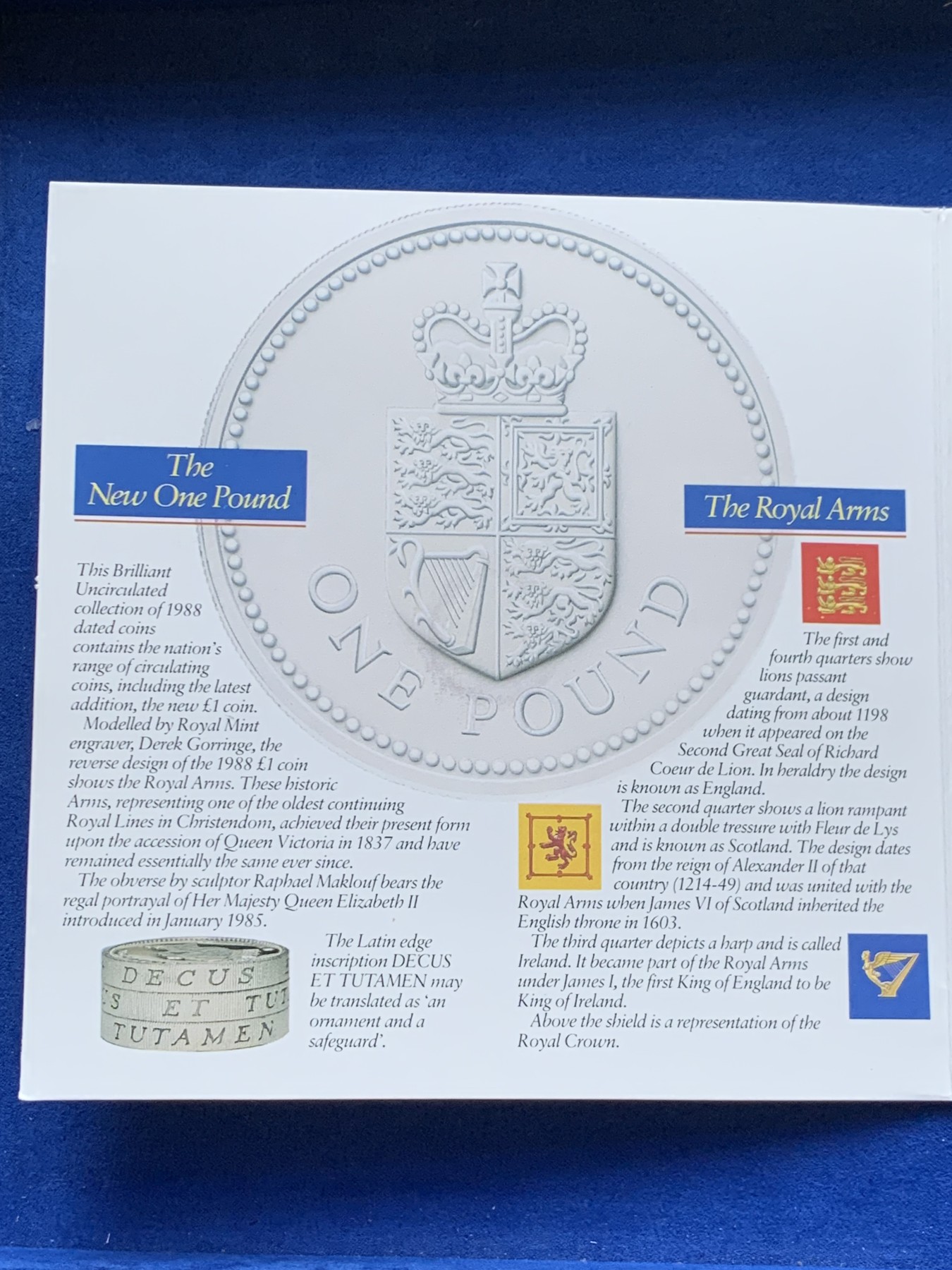 《竞宝斋》第246场-周日，周一 ，周二3场连拍 (全场包邮) 英国1988年硬币套装，共7枚