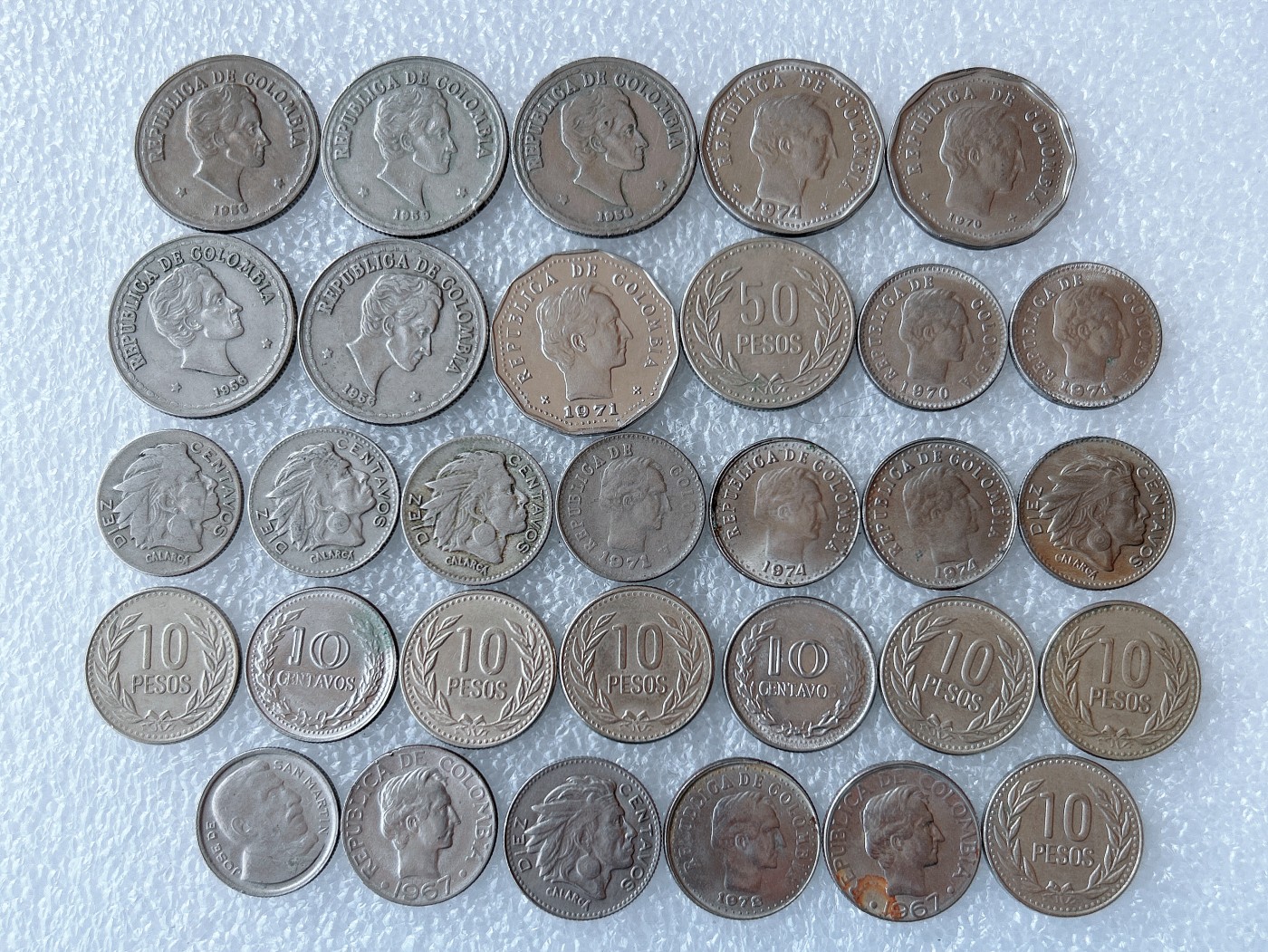 第一海外回流一元起拍收藏 散币专场 第71期 哥伦比亚