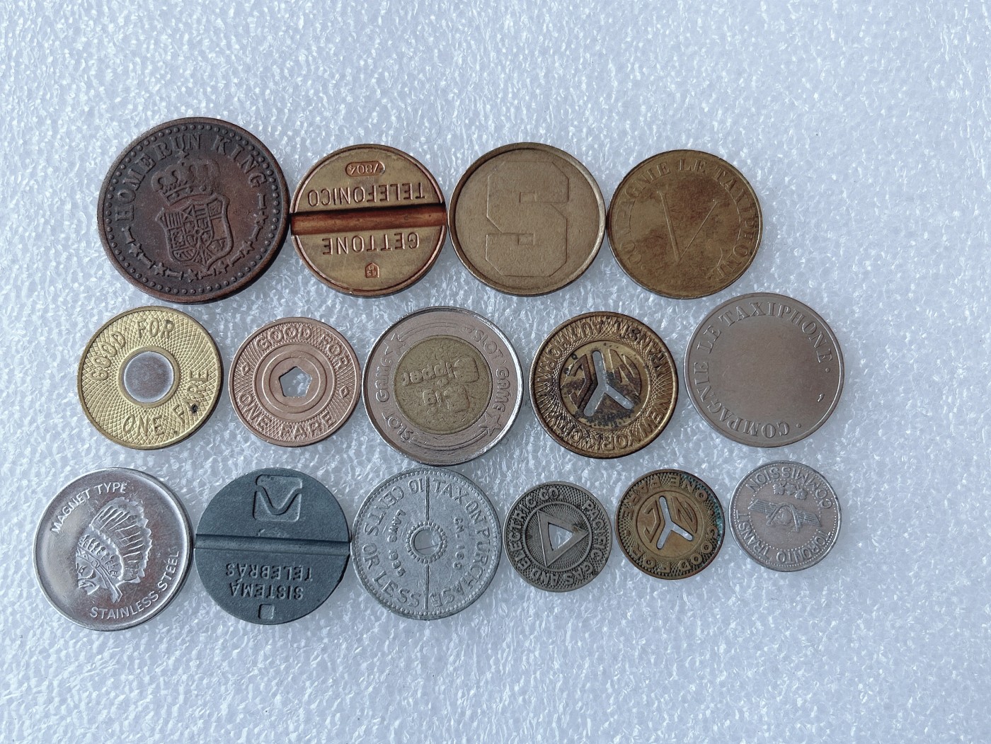 第一海外回流一元起拍收藏 散币专场 第71期 代币 章 15枚