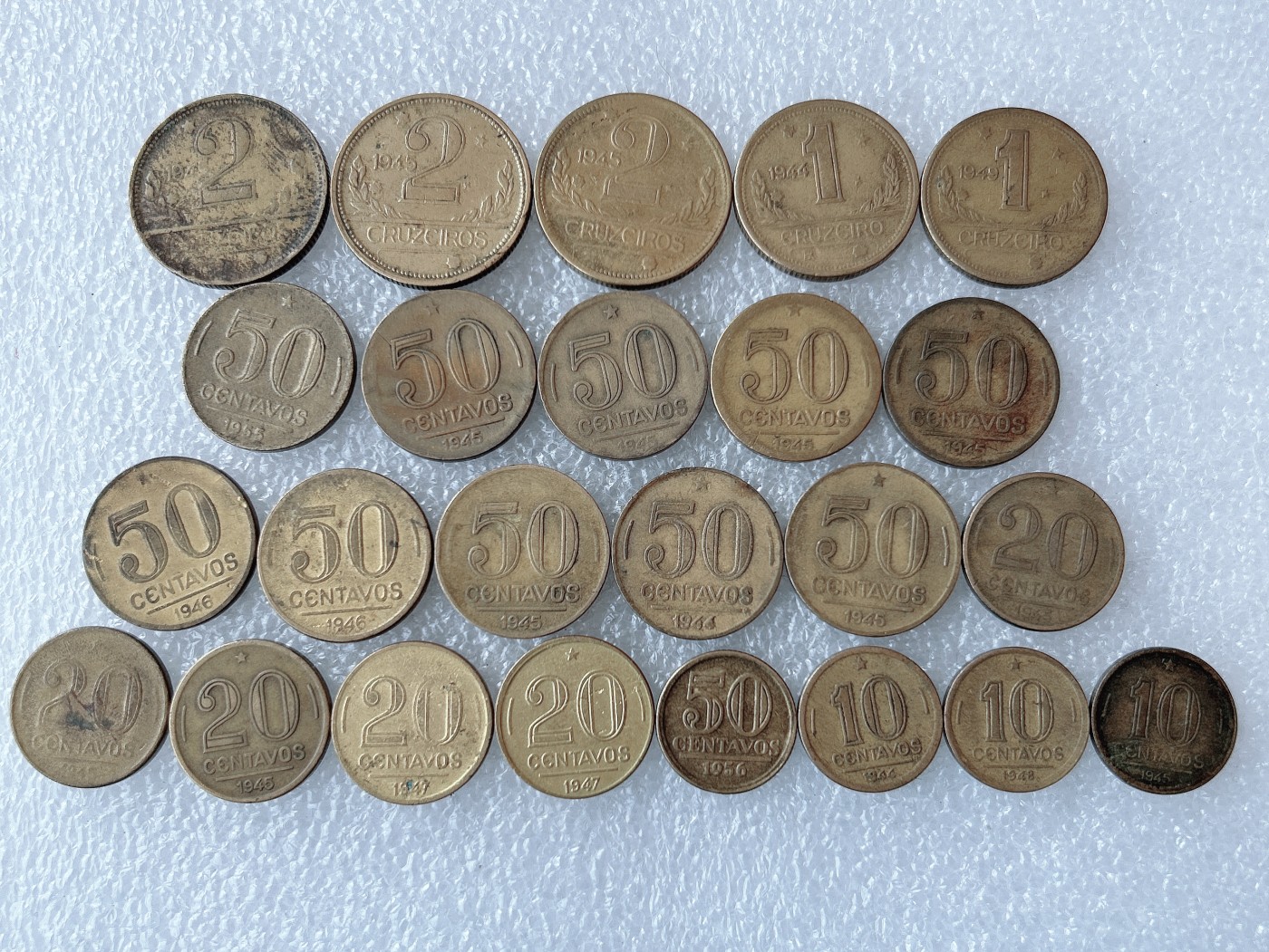 第一海外回流一元起拍收藏 散币专场 第71期 巴西黄铜币一组