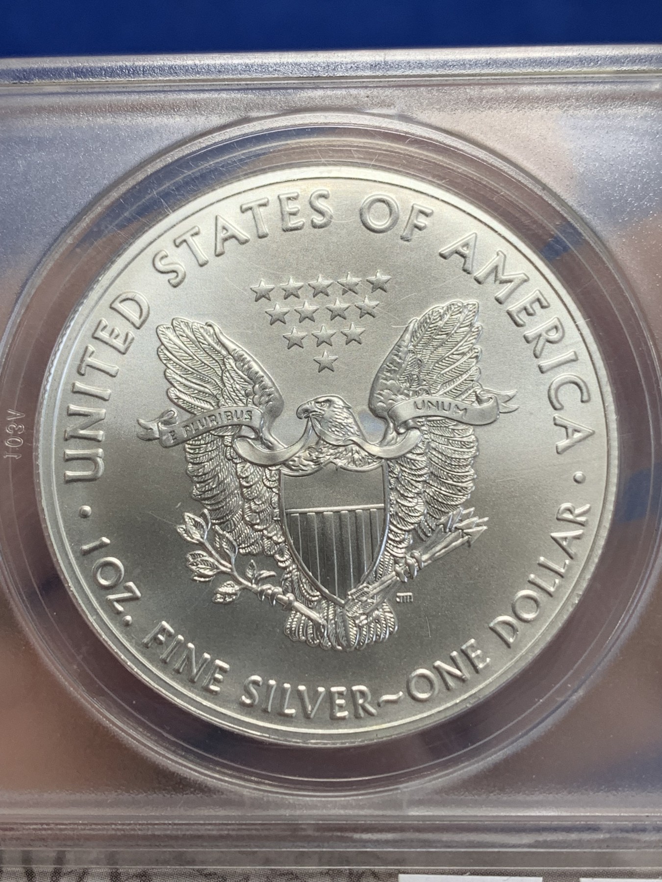 《竞宝斋》第246场-周日，周一 ，周二3场连拍 (全场包邮) ANACS-MS70 美国 2020年 旧金山造币厂紧急铸造 首批铸造认证 1盎司投资银币 少见特殊标签 铸造量不到26万枚