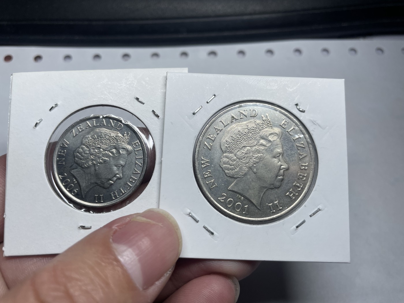 2024年集古藏今外币拍卖第8场（大洋洲场） 2001年、2006年新西兰50分2枚