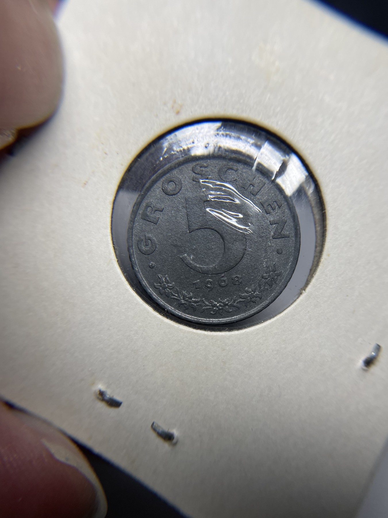 2024年集古藏今外币拍卖第9场 1968年奥地利5格罗申锌币