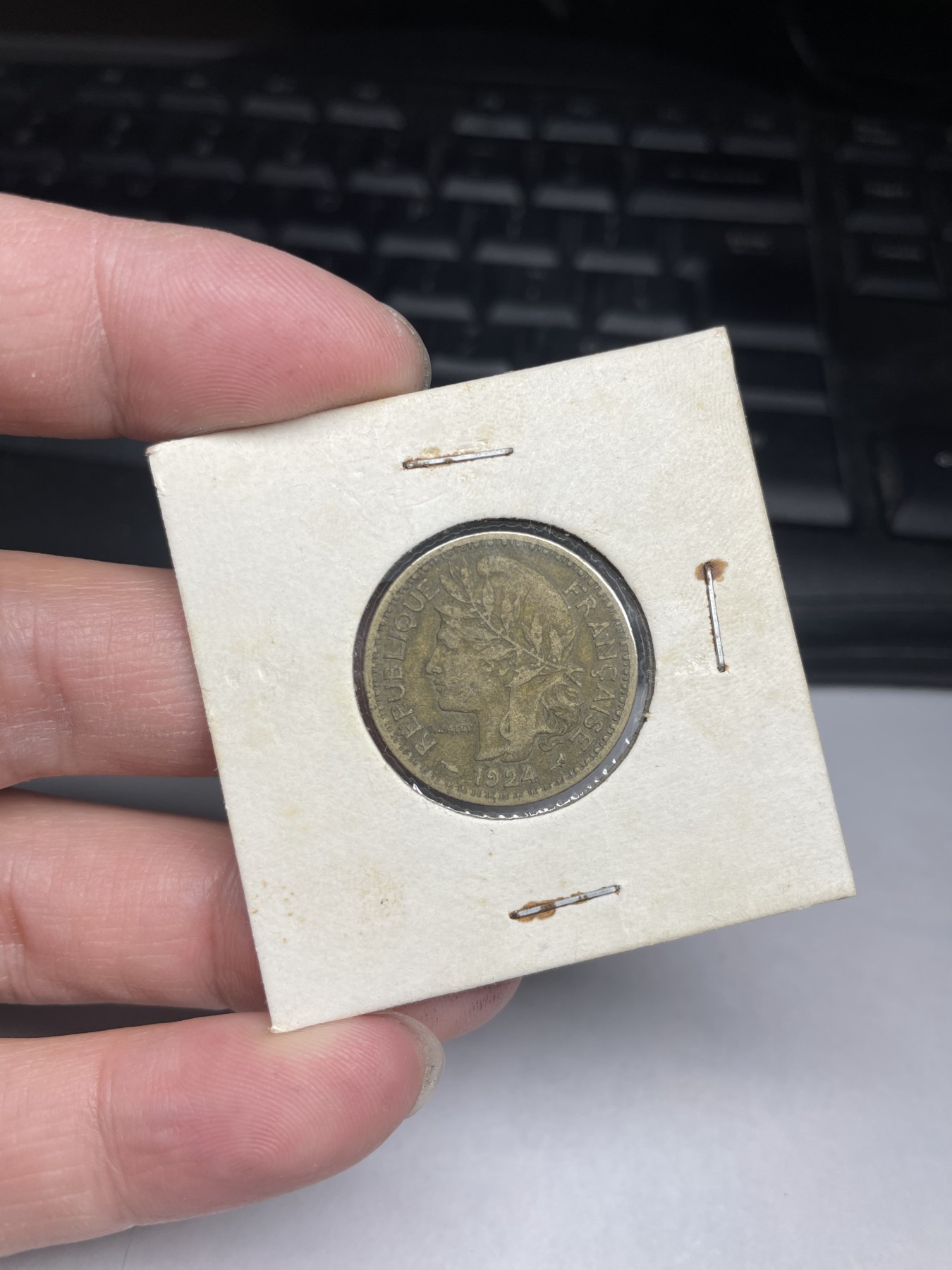 2024年集古藏今外币拍卖第9场 少见1924年法属多哥1法郎