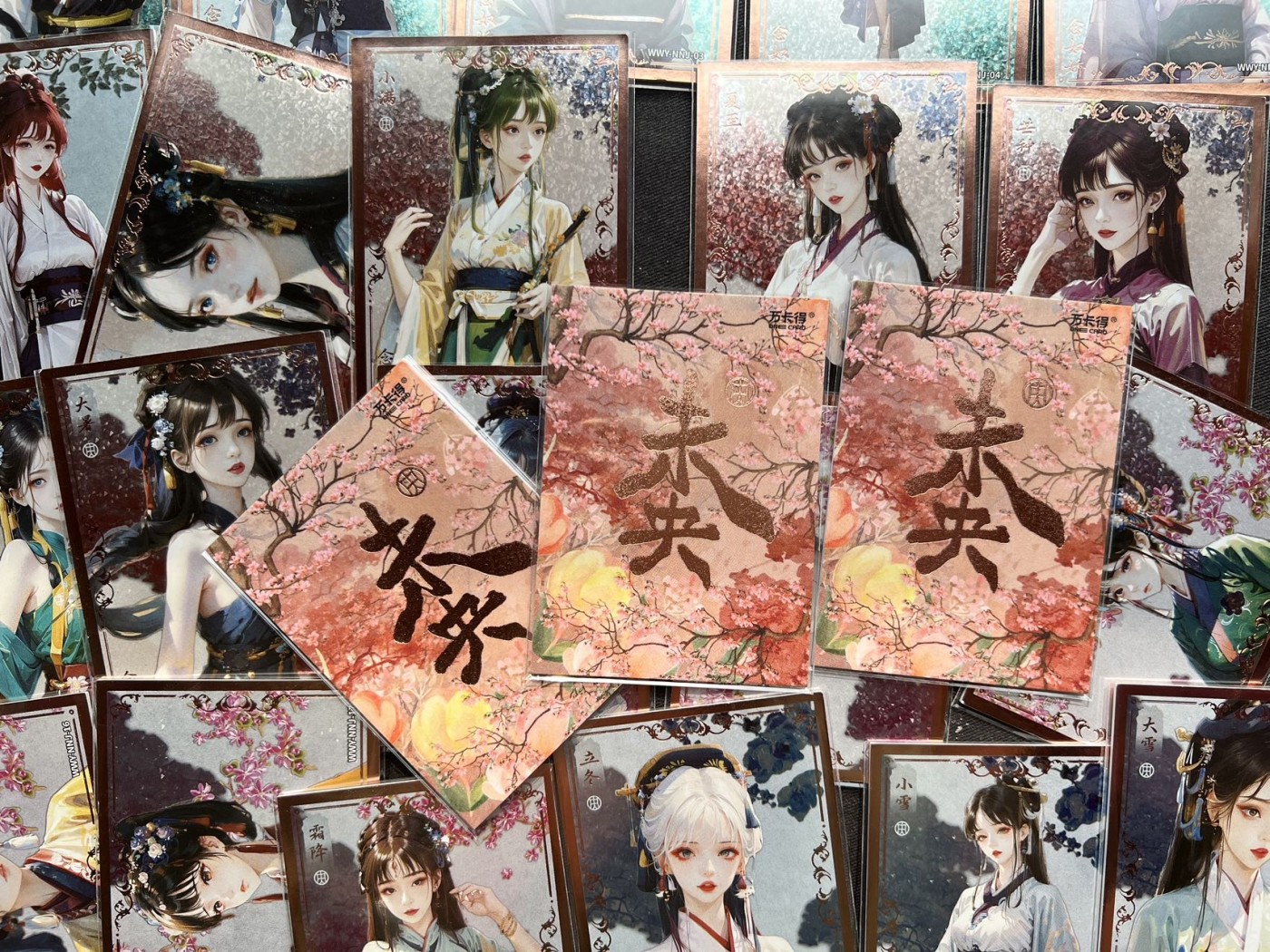 【随心卡拍】收藏卡拍卖【第14期】 万卡得 未央 24节气美女卡 24张 厚卡