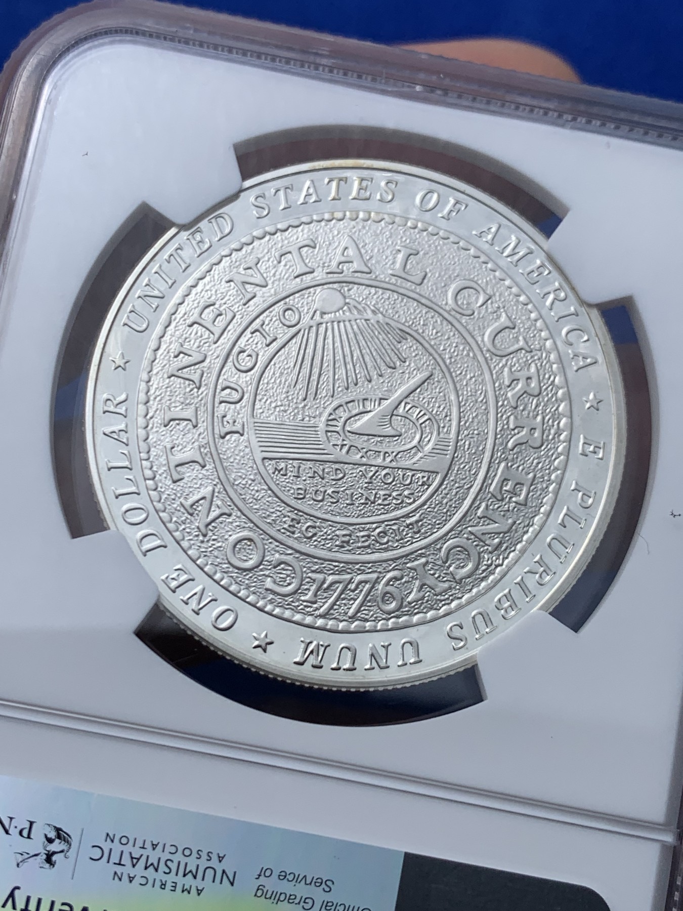 《竞宝斋》第246场-周日，周一 ，周二3场连拍 (全场包邮) NGC PF69UC 美国2006年P版富兰克林1美元精制大银币