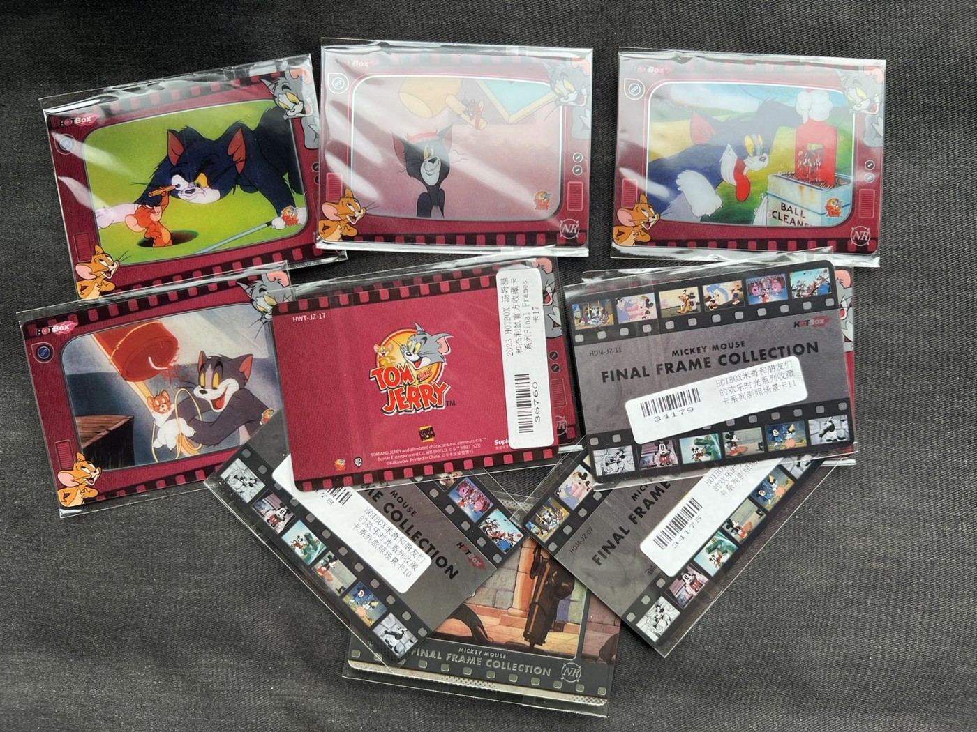 【随心卡拍】收藏卡拍卖【第14期】 卡卡沃 猫和老鼠+米奇卡 12张 原封