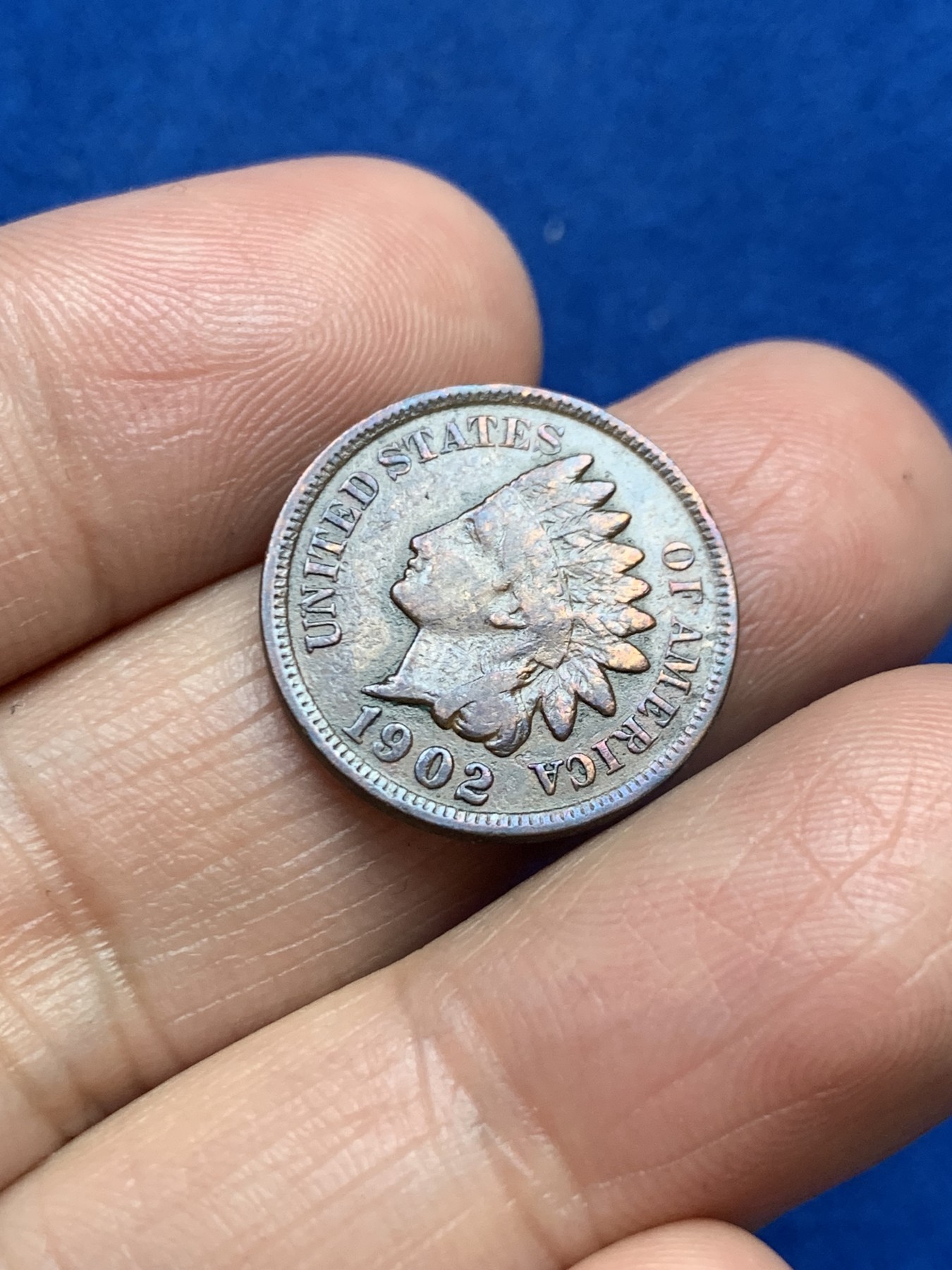 《竞宝斋》第246场-周日，周一 ，周二3场连拍 (全场包邮) 1902年美国1分铜币