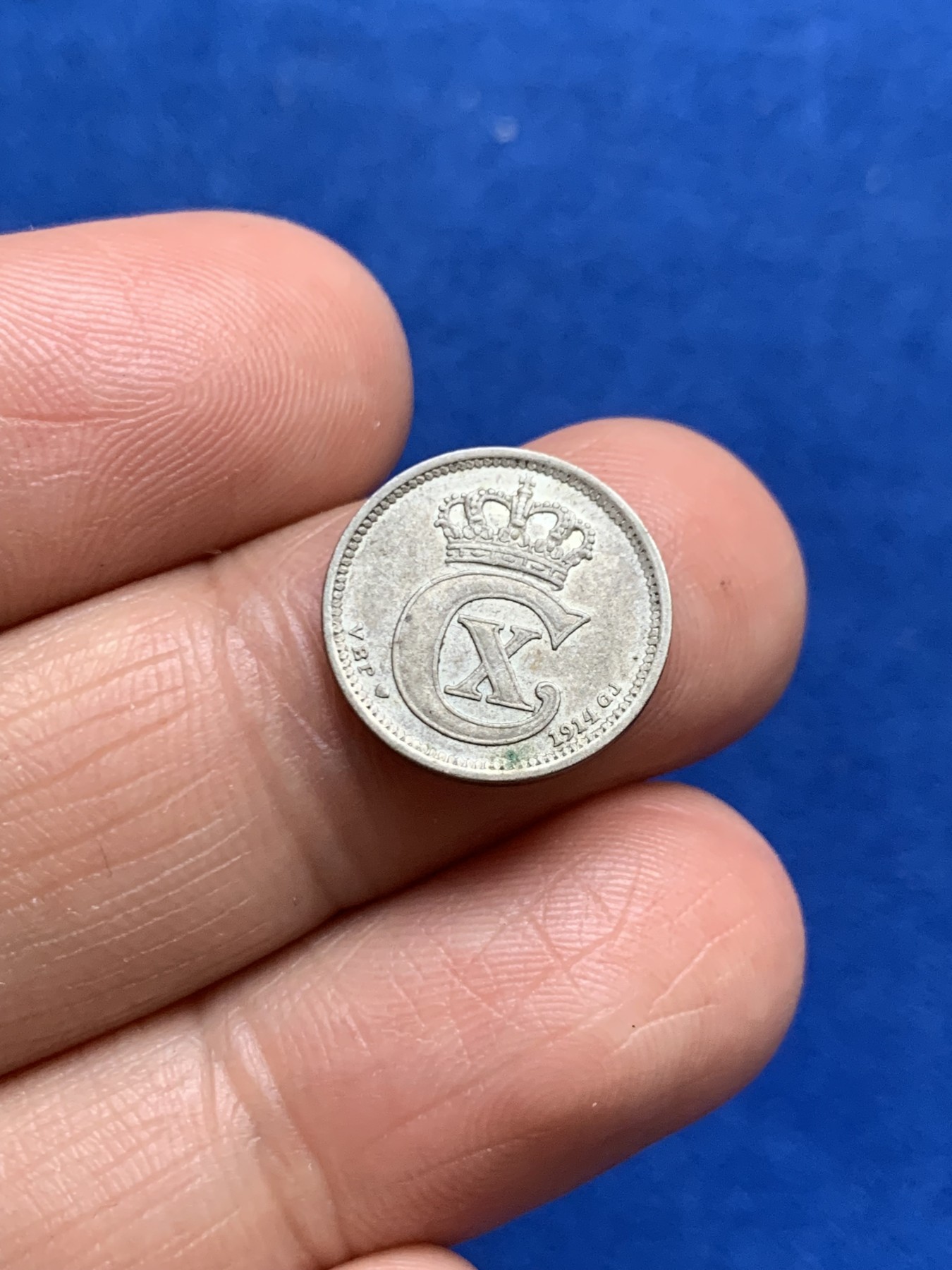 《竞宝斋》第246场-周日，周一 ，周二3场连拍 (全场包邮) 两枚一组 丹麦1914年10欧尔银币+瑞典1931年10欧尔银币