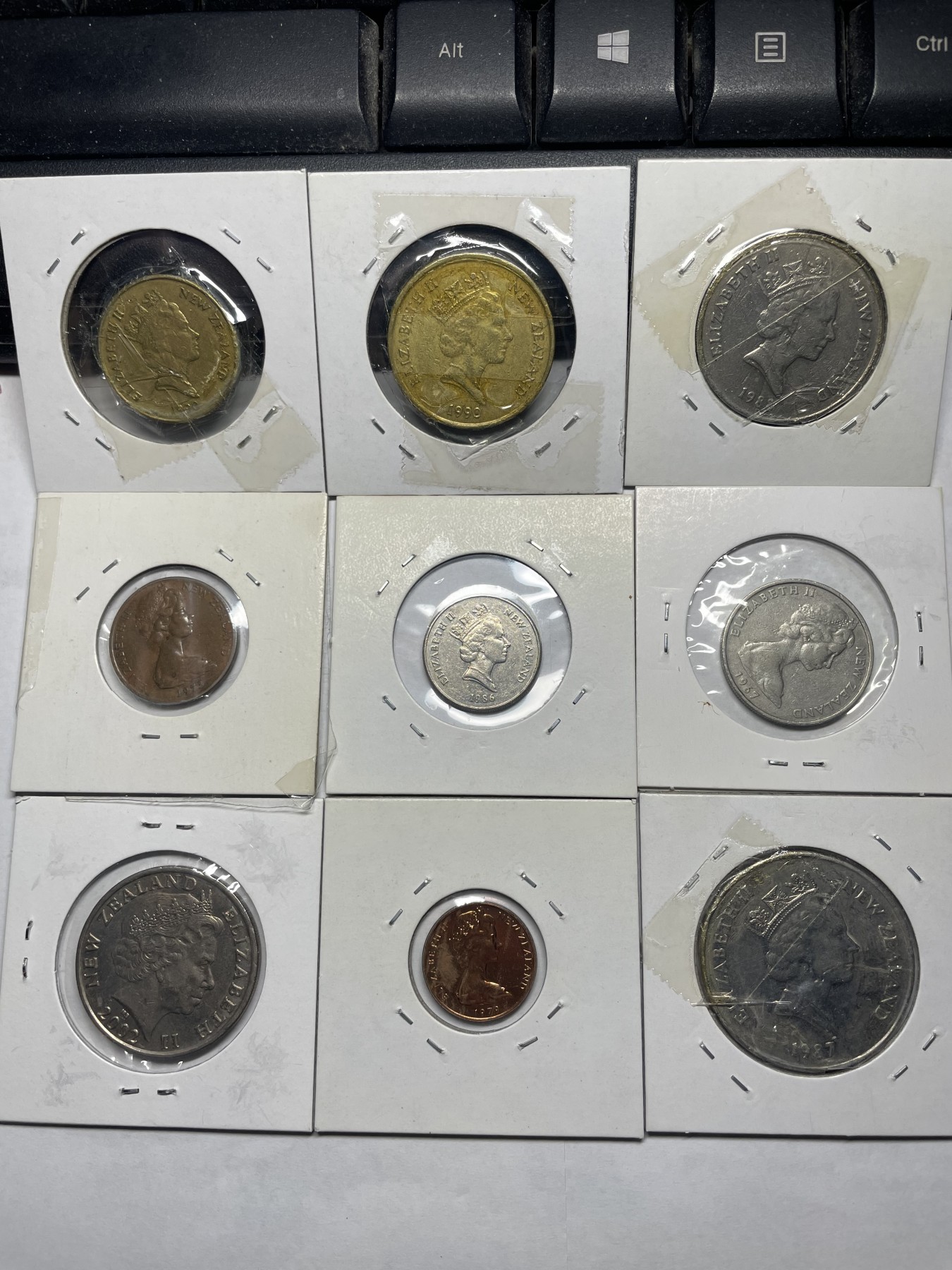 2024年集古藏今外币拍卖第8场（大洋洲场） 新西兰各面值9枚