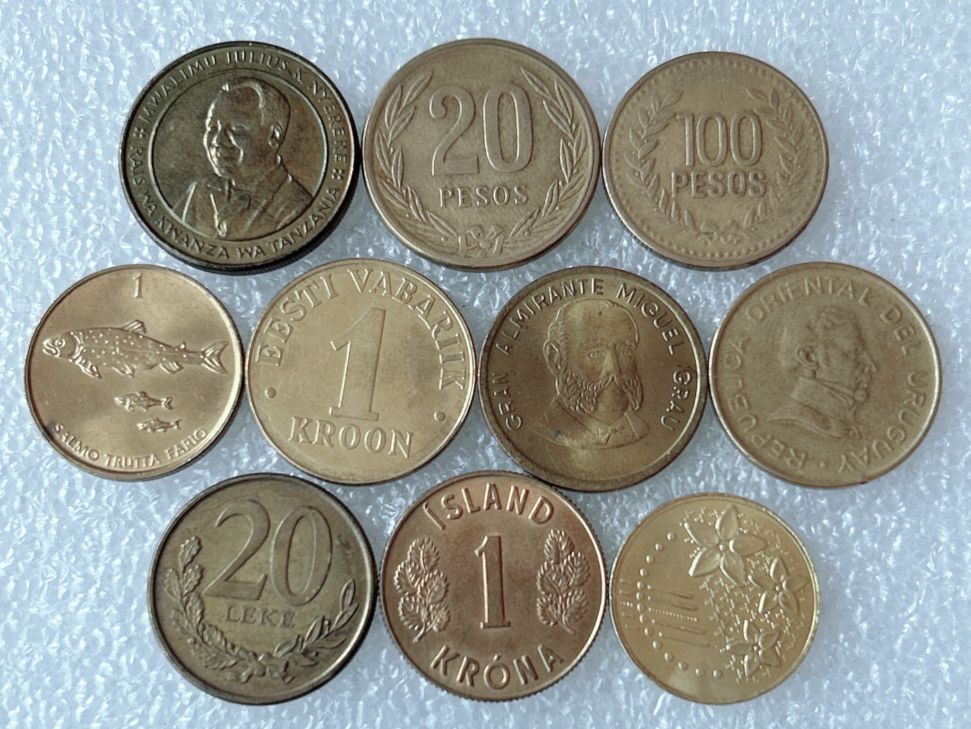 第一海外回流一元起拍收藏 散币专场 第71期 散币一组 10枚