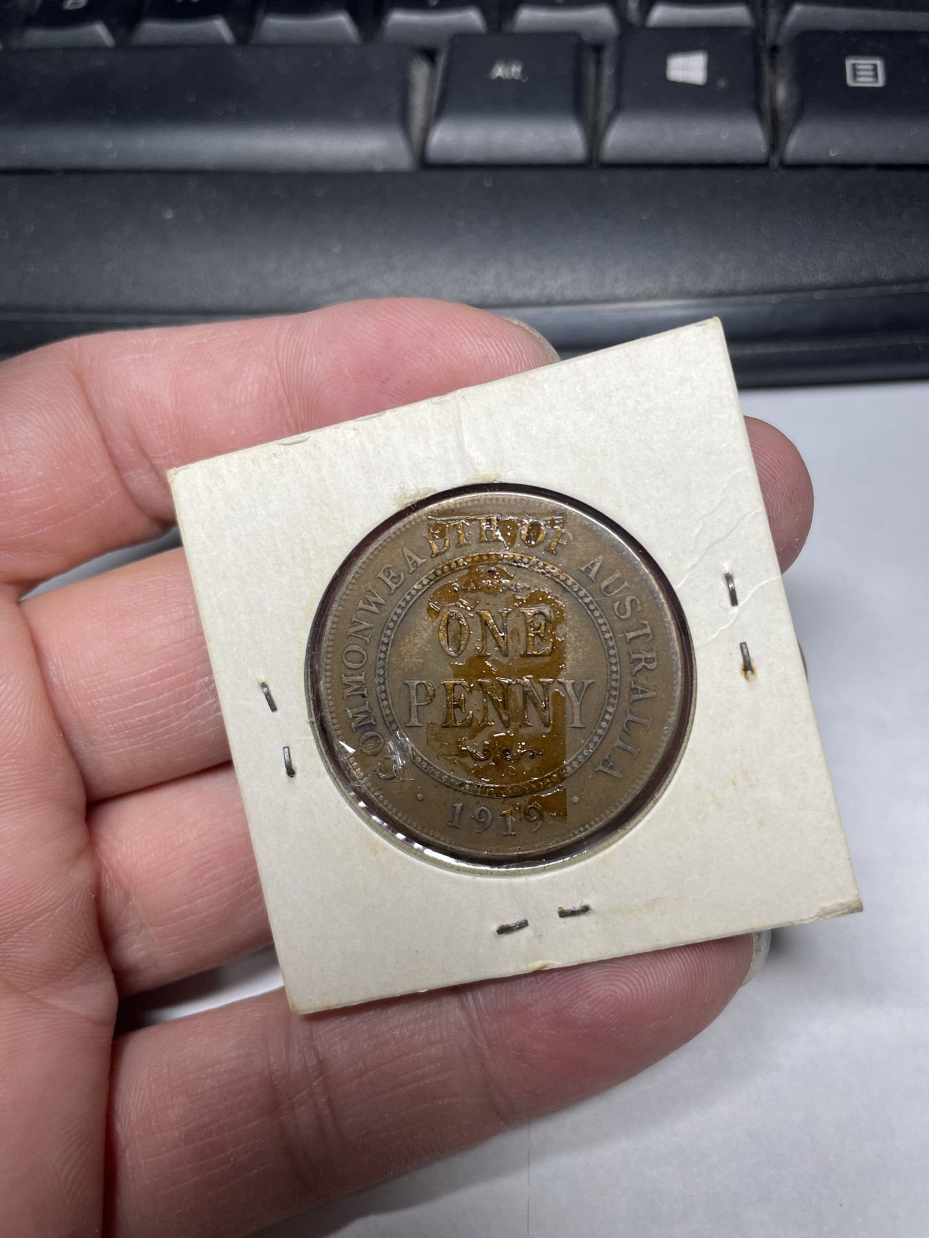 2024年集古藏今外币拍卖第9场 1919年英国一便士铜币