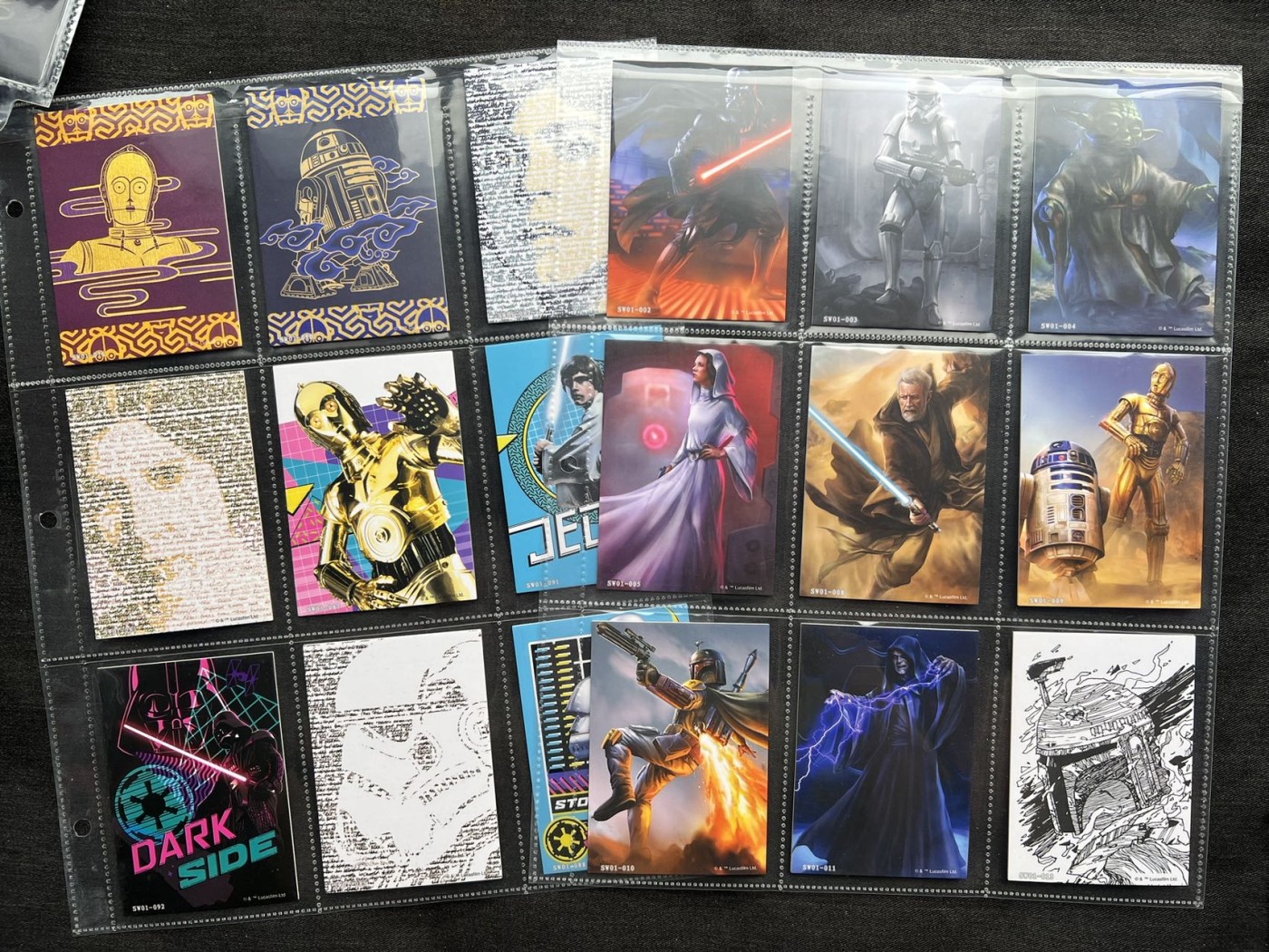 【随心卡拍】收藏卡拍卖【第14期】 集卡社 星球大战 厚卡 18张 