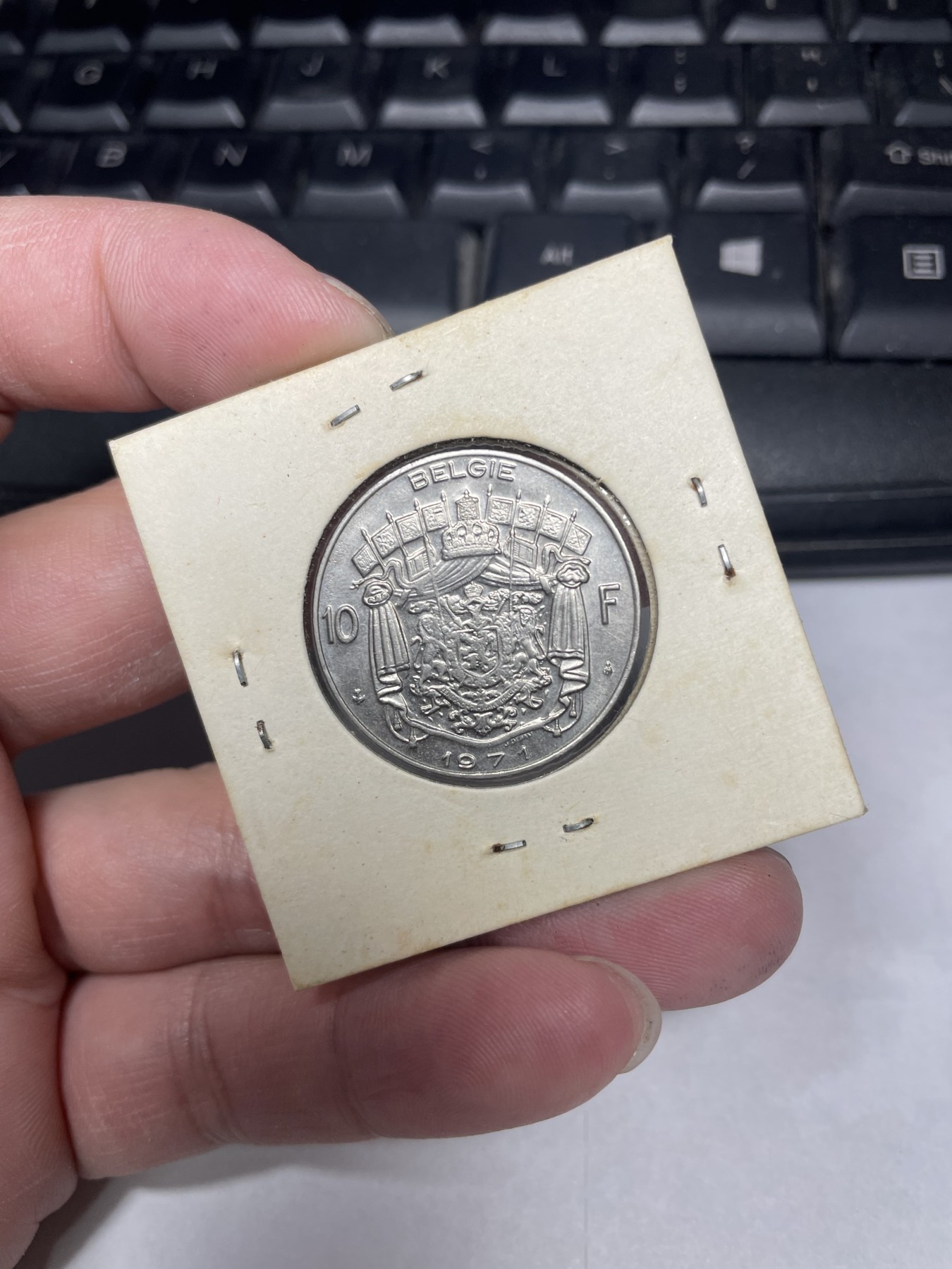 2024年集古藏今外币拍卖第9场 带光1971年比利时10法郎