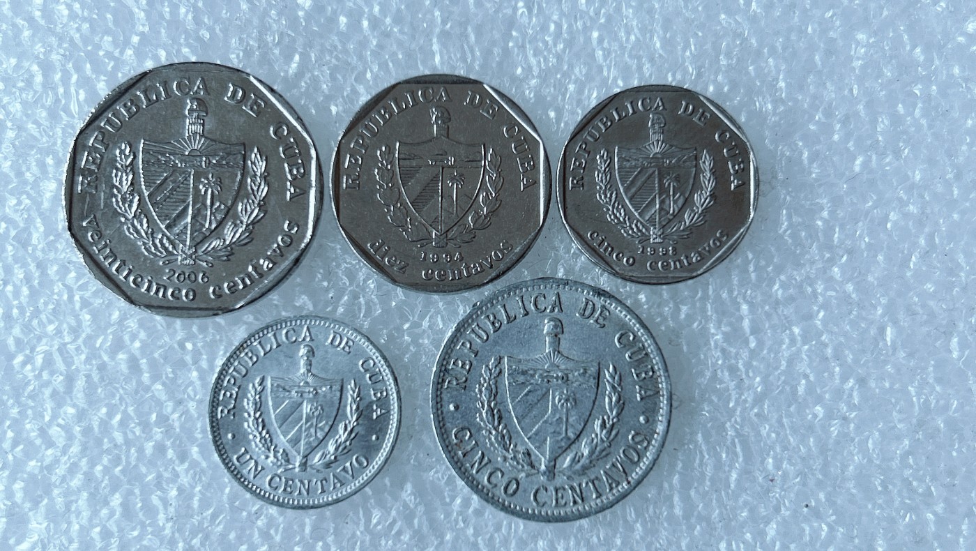 第一海外回流一元起拍收藏 散币专场 第71期 古巴 5枚