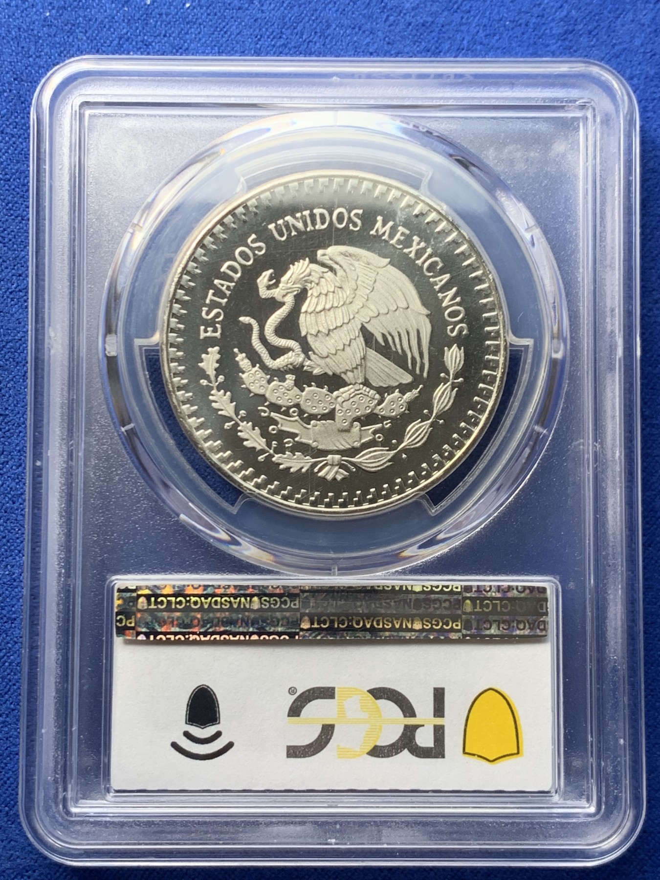 《竞宝斋》第246场-周日，周一 ，周二3场连拍 (全场包邮) PCGS PR68DCAM 墨西哥 1986年 自由女神精制1盎司银币