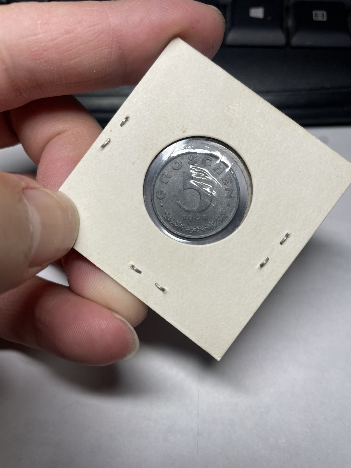 2024年集古藏今外币拍卖第9场 1968年奥地利5格罗申锌币