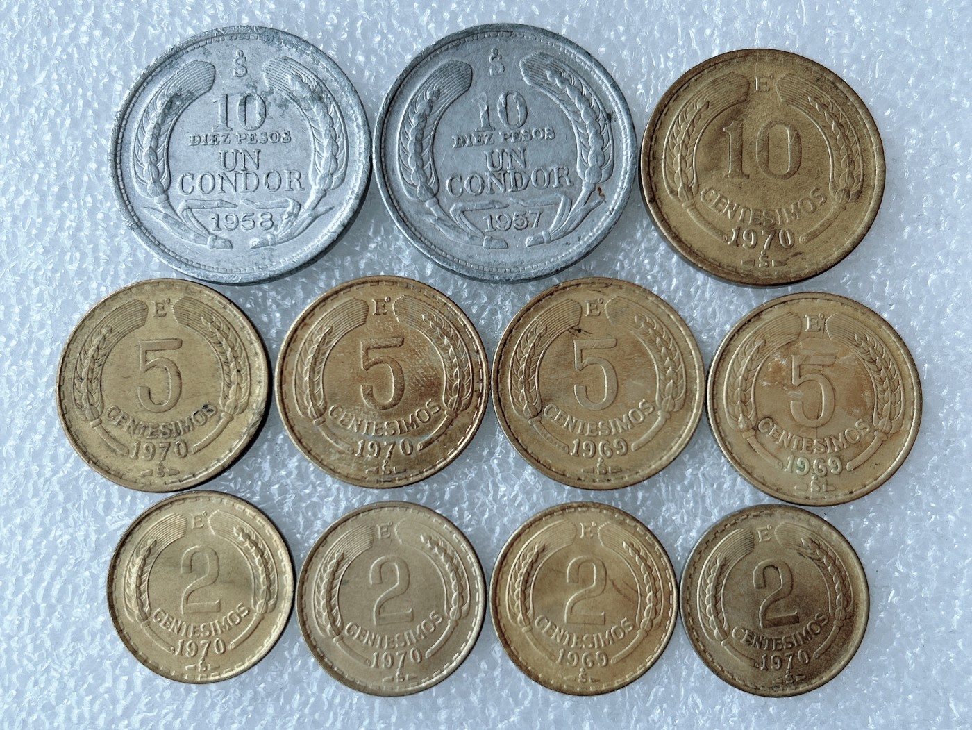 第一海外回流一元起拍收藏 散币专场 第71期 飞鹰版 智利