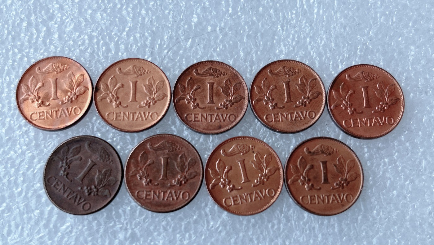 第一海外回流一元起拍收藏 散币专场 第71期 哥伦比亚1分 自由帽 9枚