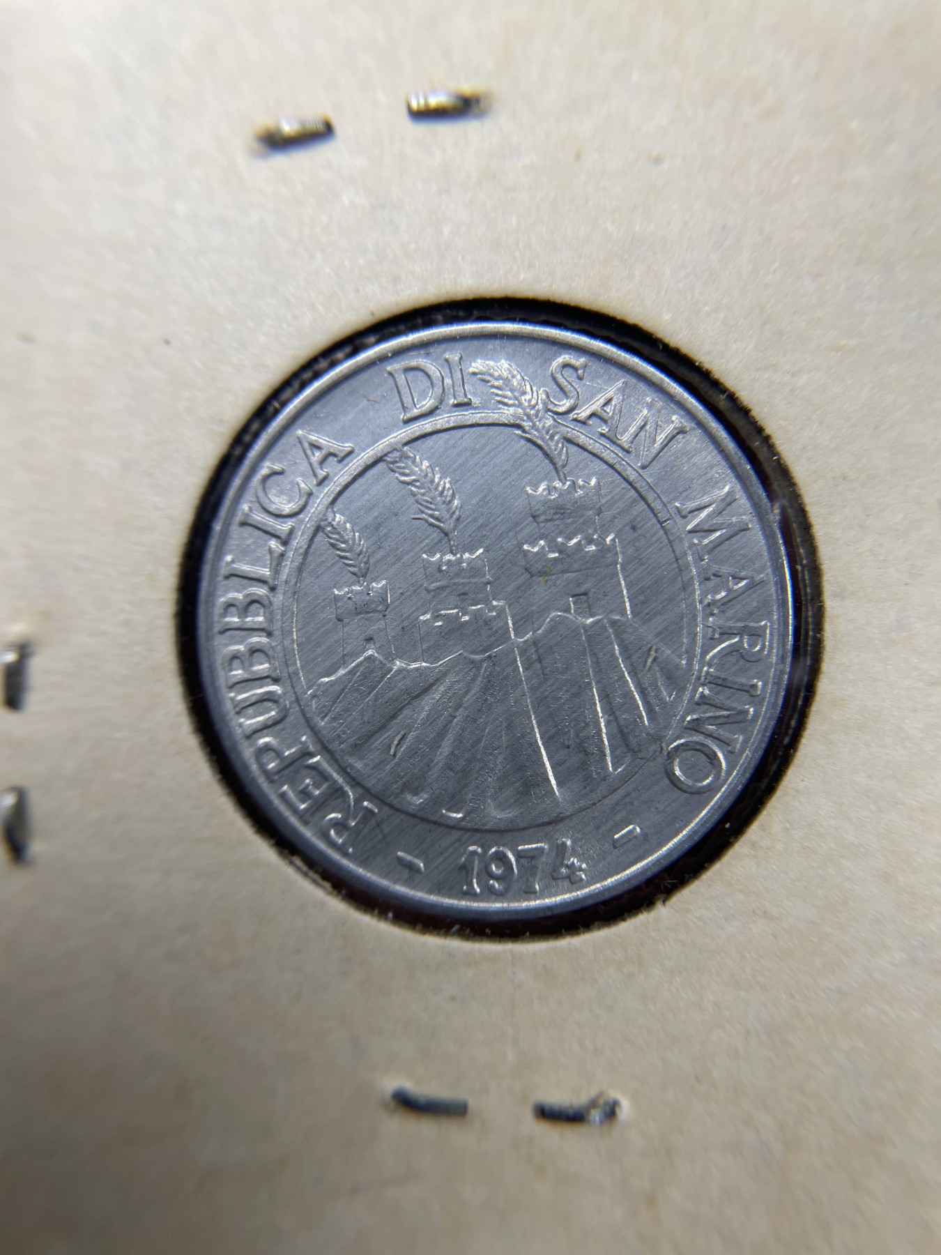 2024年集古藏今外币拍卖第9场 1974年圣马力诺10里拉带光