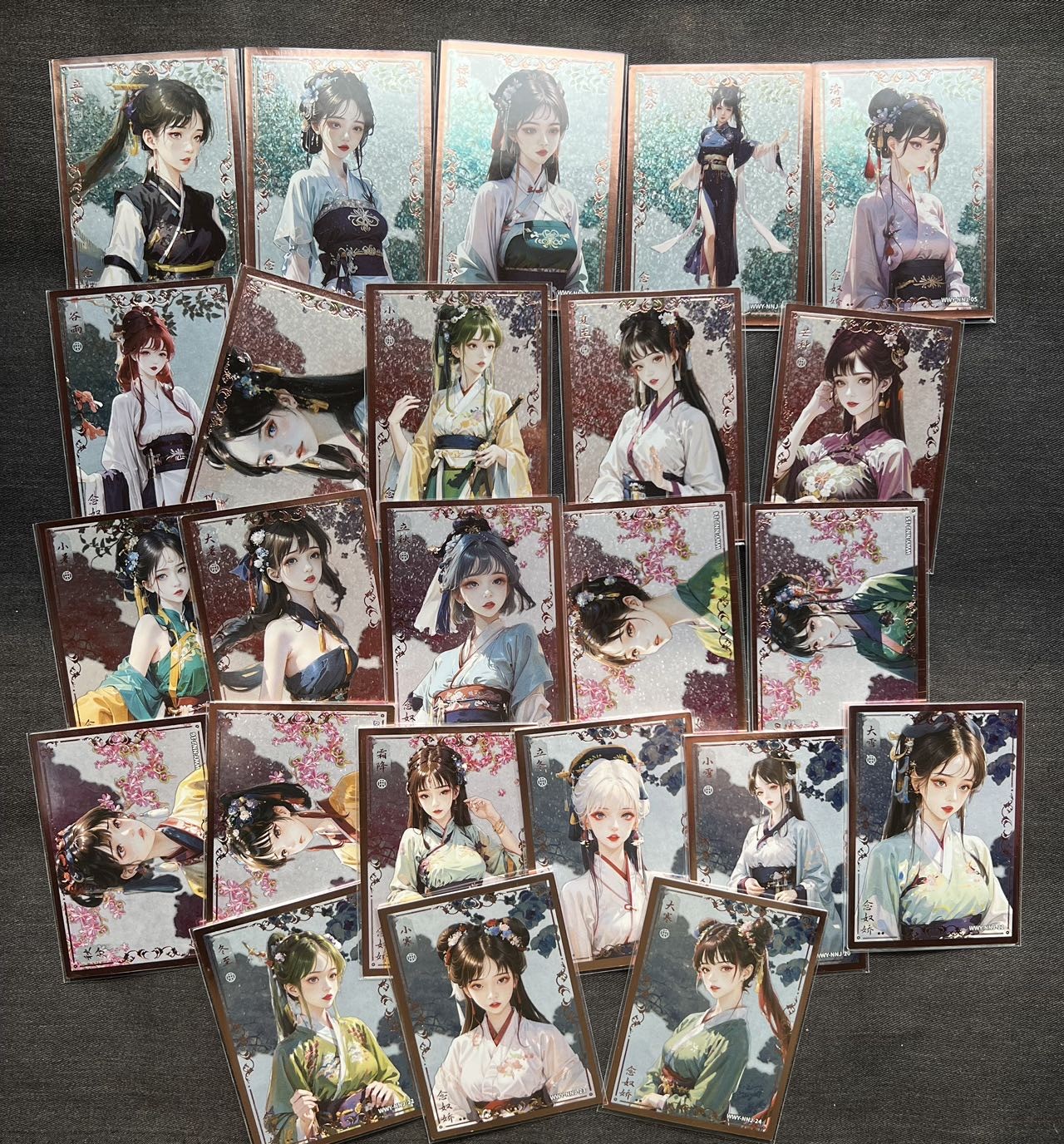 【随心卡拍】收藏卡拍卖【第14期】 万卡得 未央 24节气美女卡 24张 厚卡