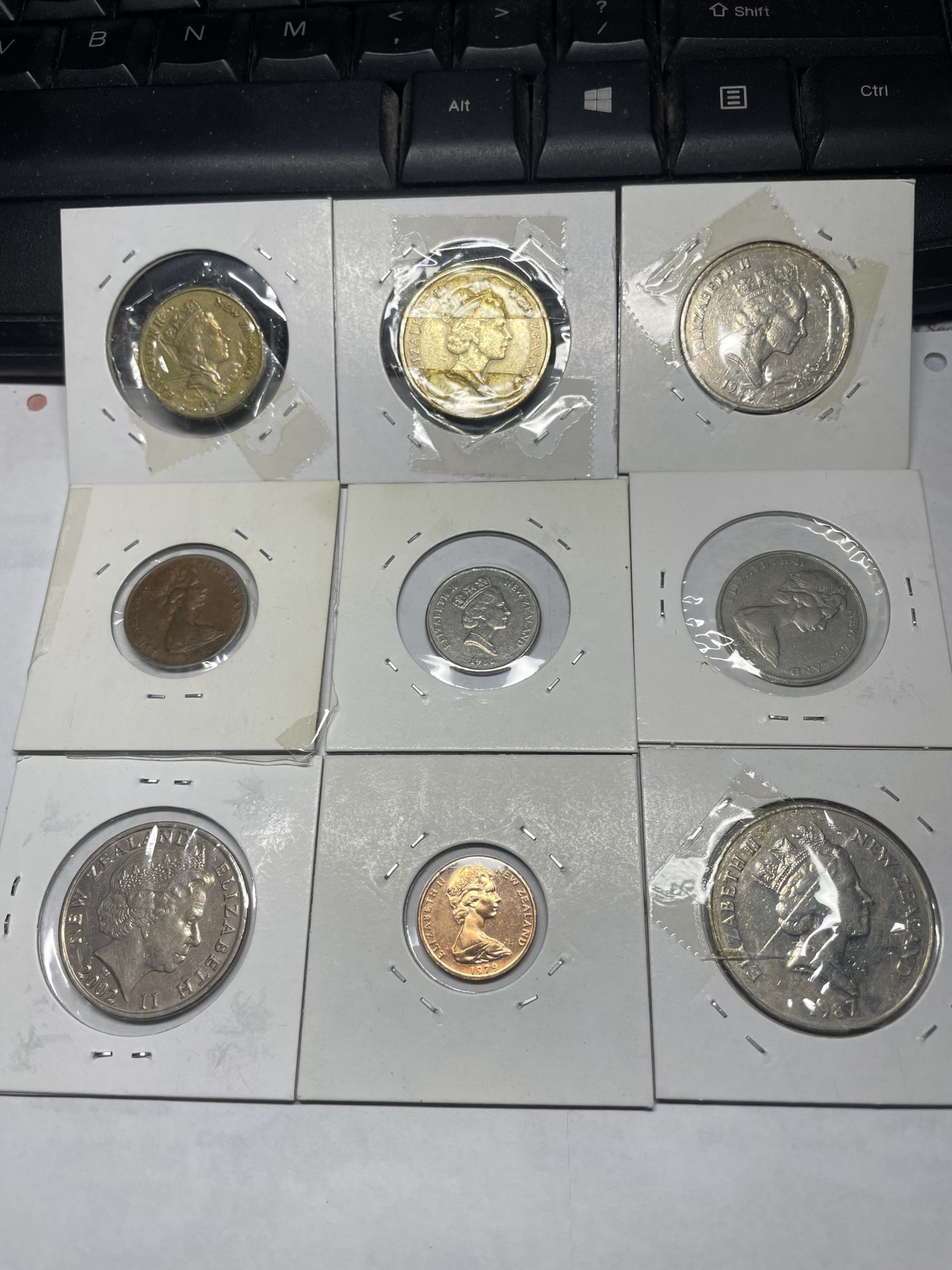 2024年集古藏今外币拍卖第8场（大洋洲场） 新西兰各面值9枚