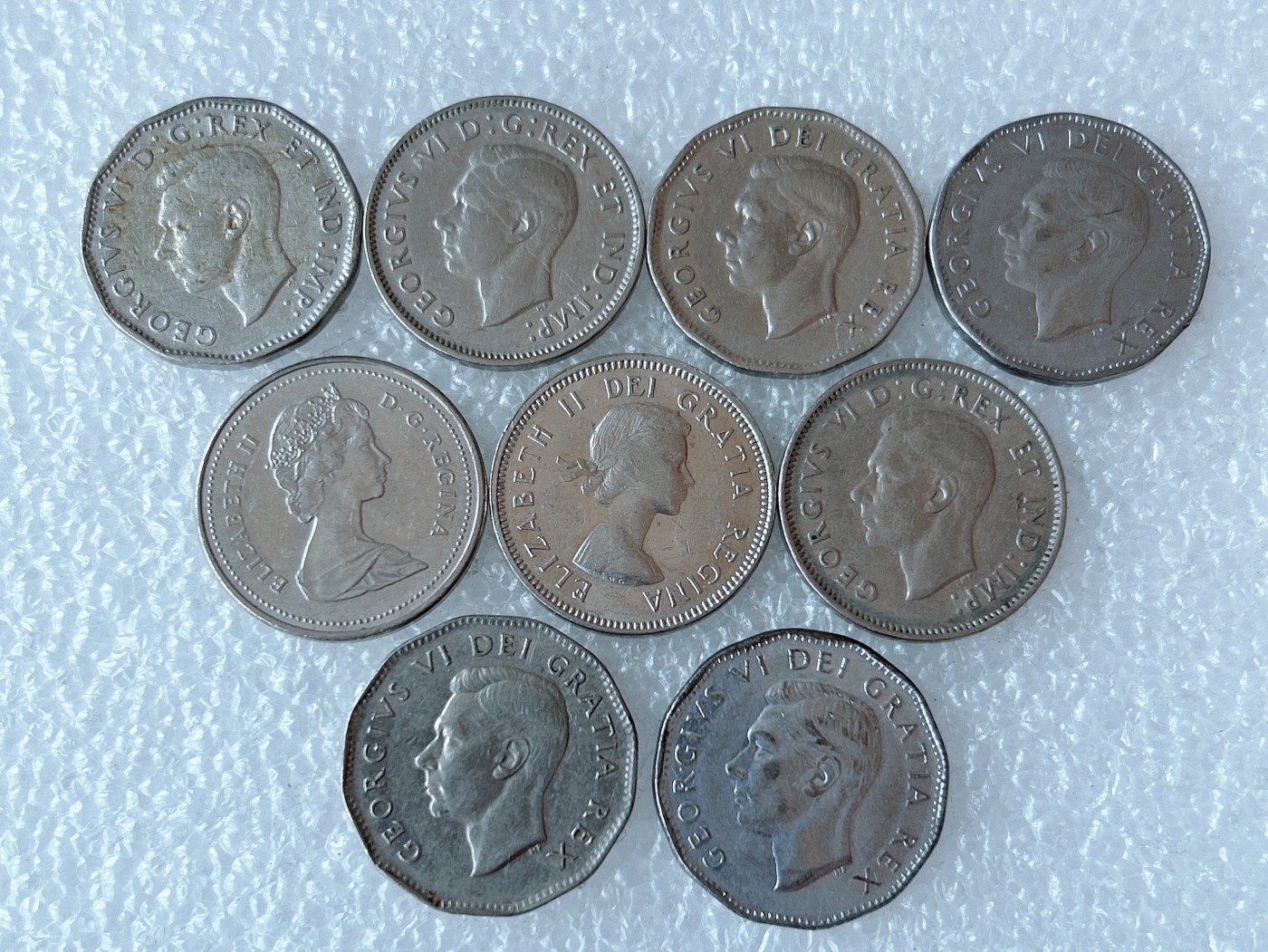 第一海外回流一元起拍收藏 散币专场 第71期 加拿大5分 海狸 9枚