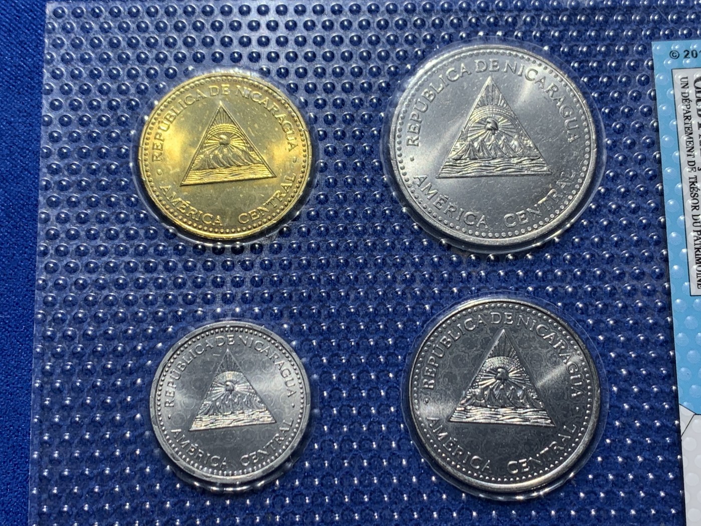 《竞宝斋》第247场-周日，周一 ，周二3场连拍 (全场包邮) 尼加拉瓜6枚装套币