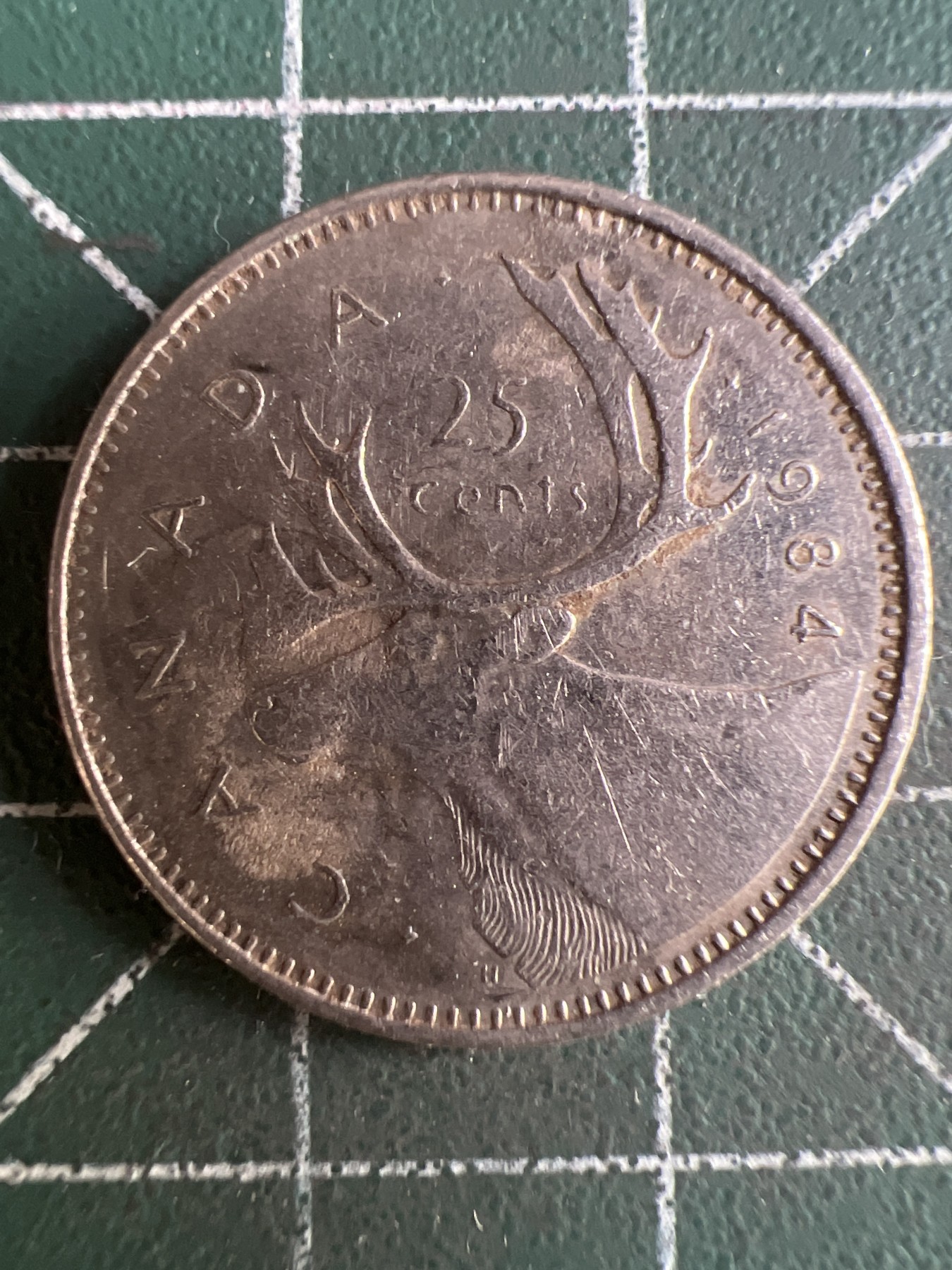 第550期 硬币专场 （无押金，捡漏，全场50包邮，偏远地区除外，接收代拍业务） 加拿大25分 青年 1984年